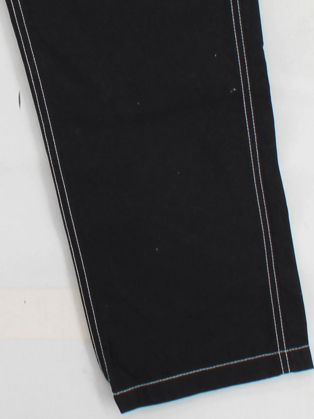 Weekday Men's Trousers L Black 100% Cotton Straight Chino - Image 4