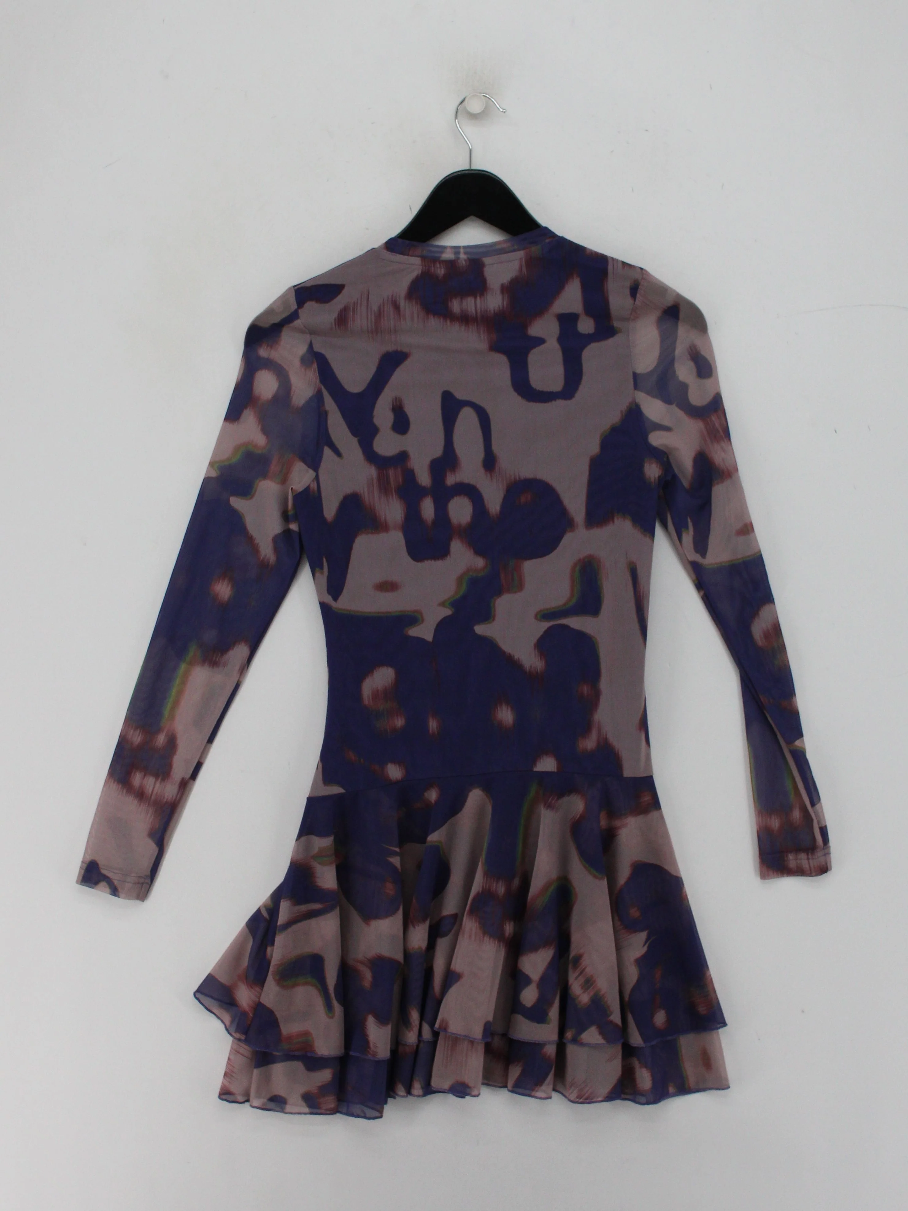 Weekday Skater Mini Dress S in Blue - Image 2