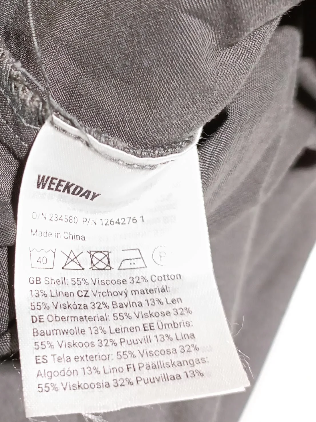 Weekday Track Pants trousers grey - Image 8