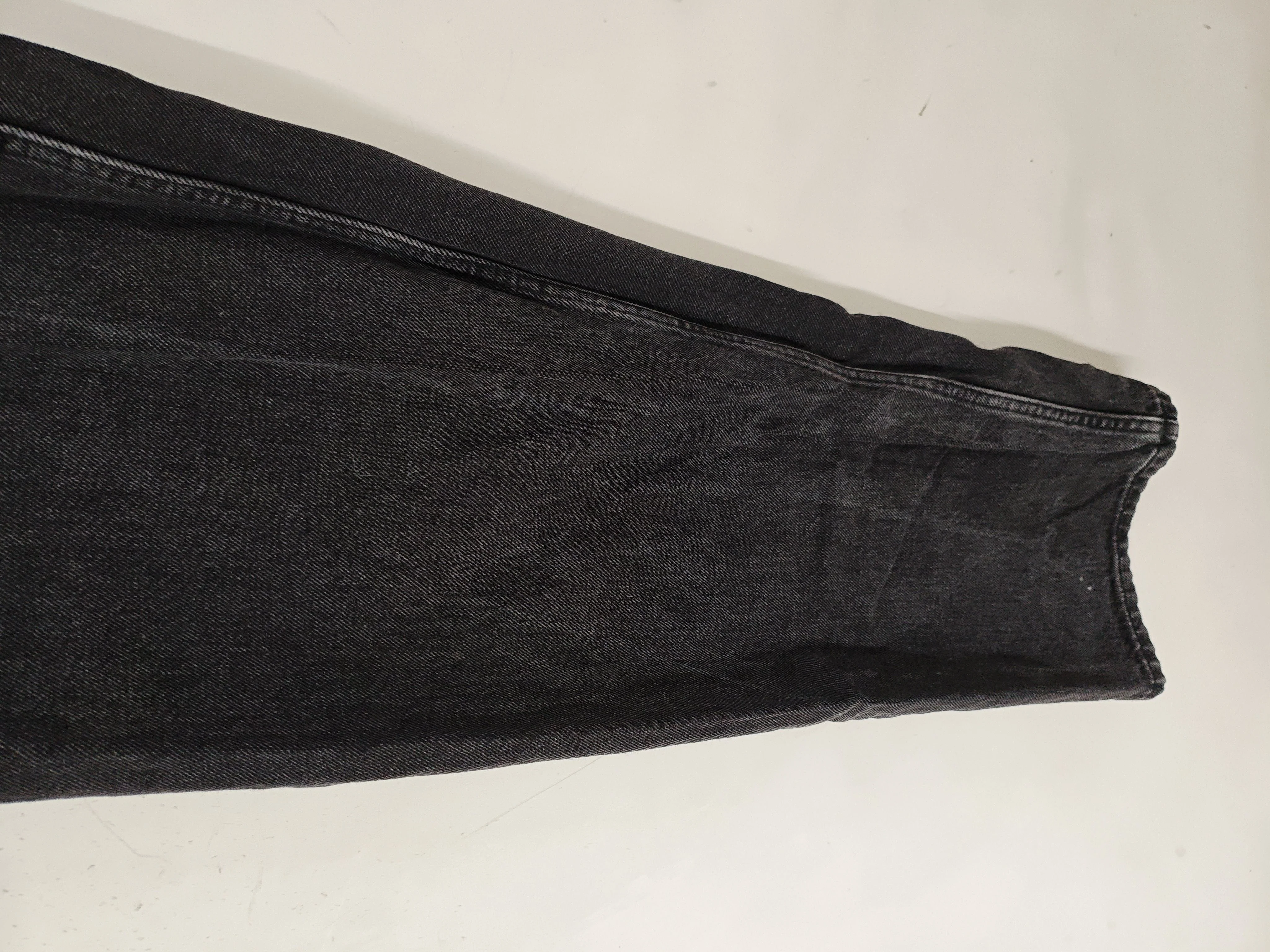 Weekday Women's Jeans M Black 100% Cotton Wide-Leg - Image 5