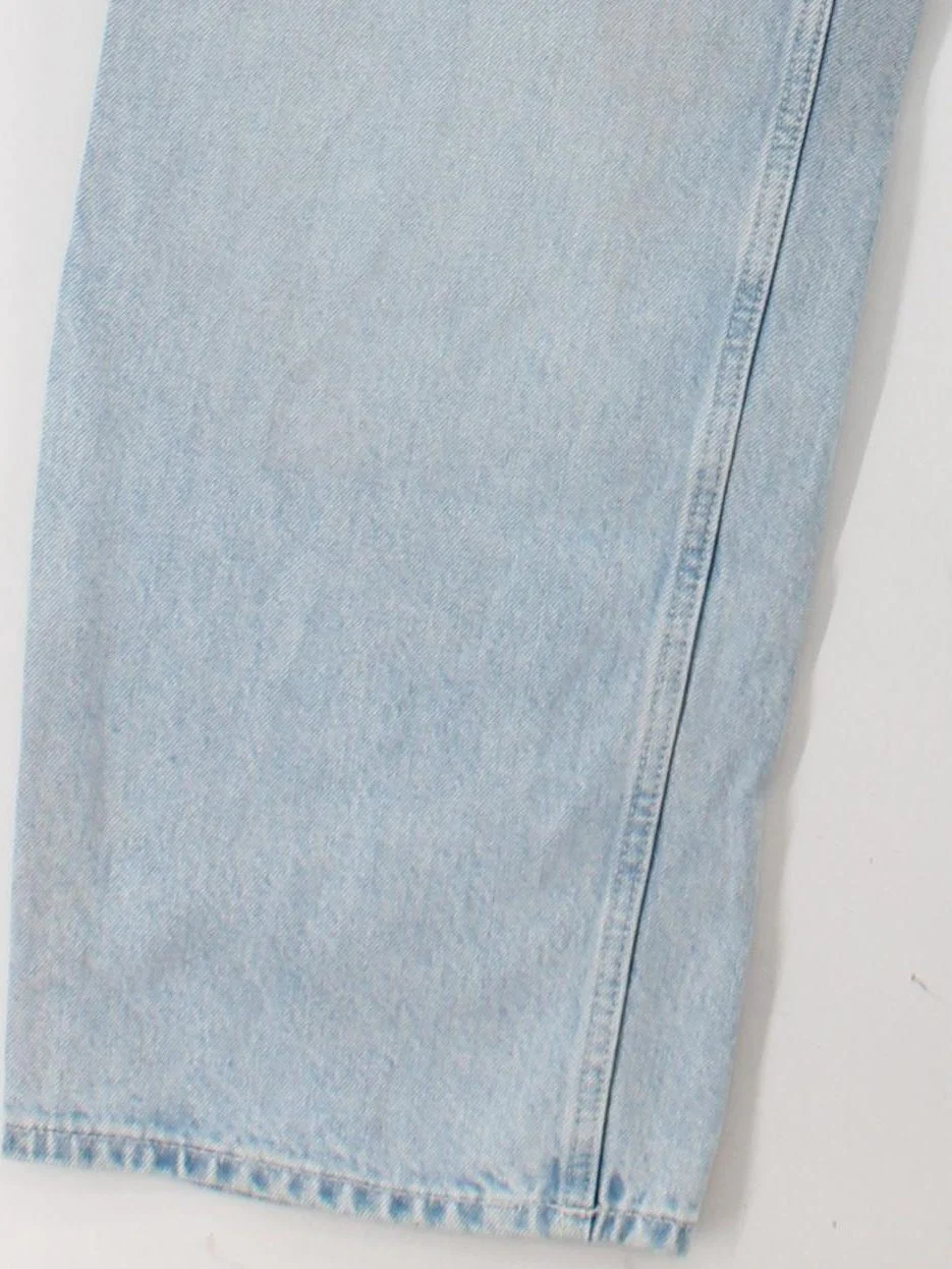 Weekday Women's Jeans UK 4 Blue 100% Cotton Wide-Leg - Image 4