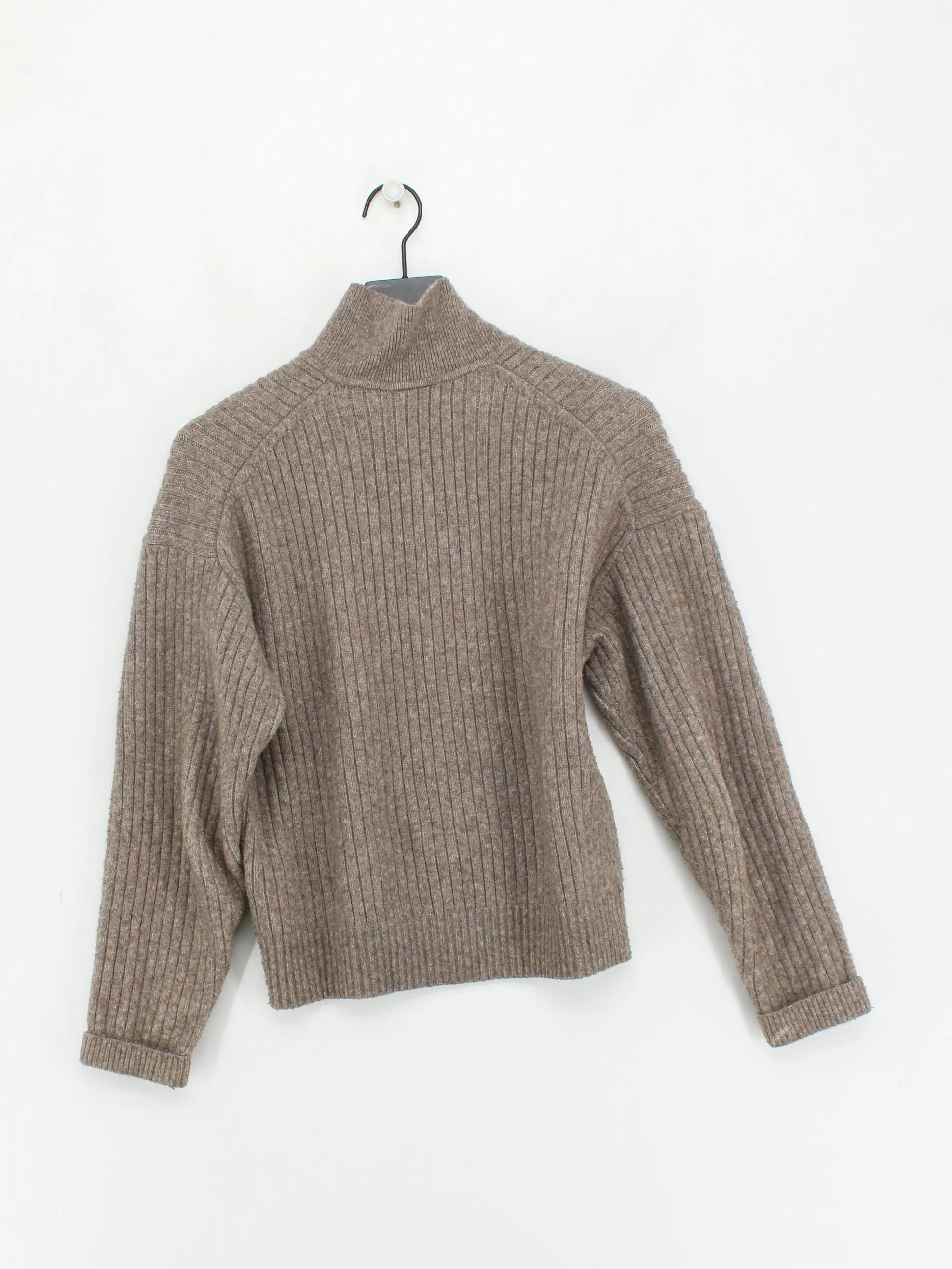 Weekday Women's Jumper S Brown Polyamide with Polyester, Elastane, Wool Pullover - Image 2