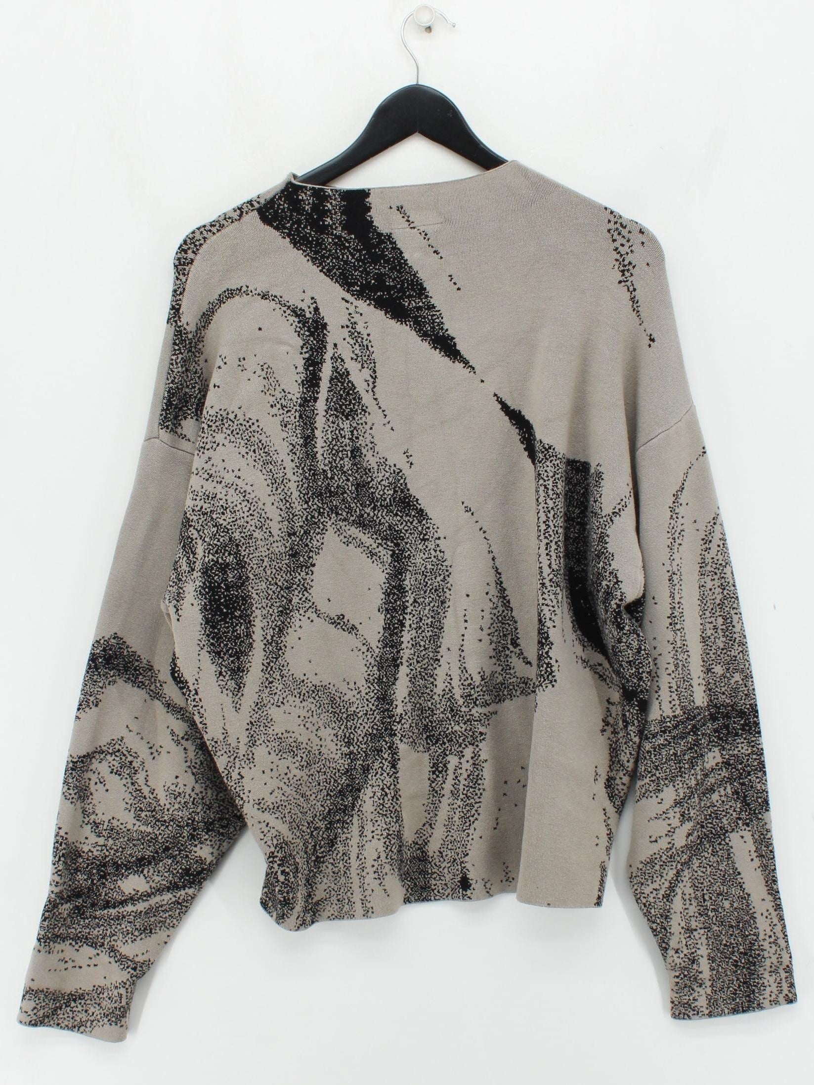 Weekday Women's Jumper S Grey Viscose with Polyamide, Elastane Pullover - Image 2