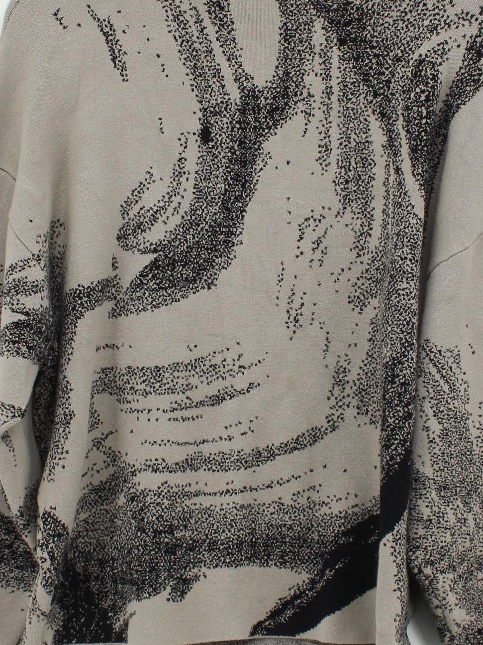 Weekday Women's Jumper S Grey Viscose with Polyamide, Elastane Pullover - Image 3