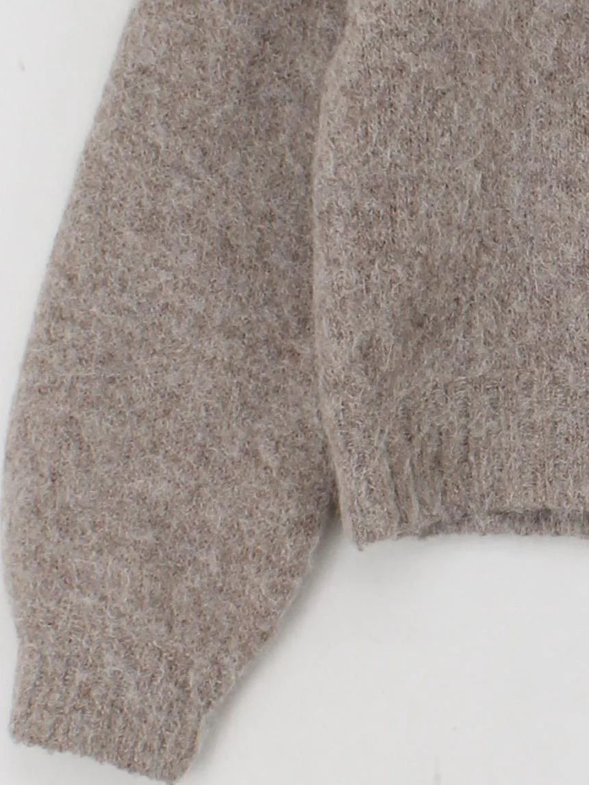 Weekday Women's Jumper XS Tan Other with Acrylic, Polyamide, Elastane Pullover - Image 4