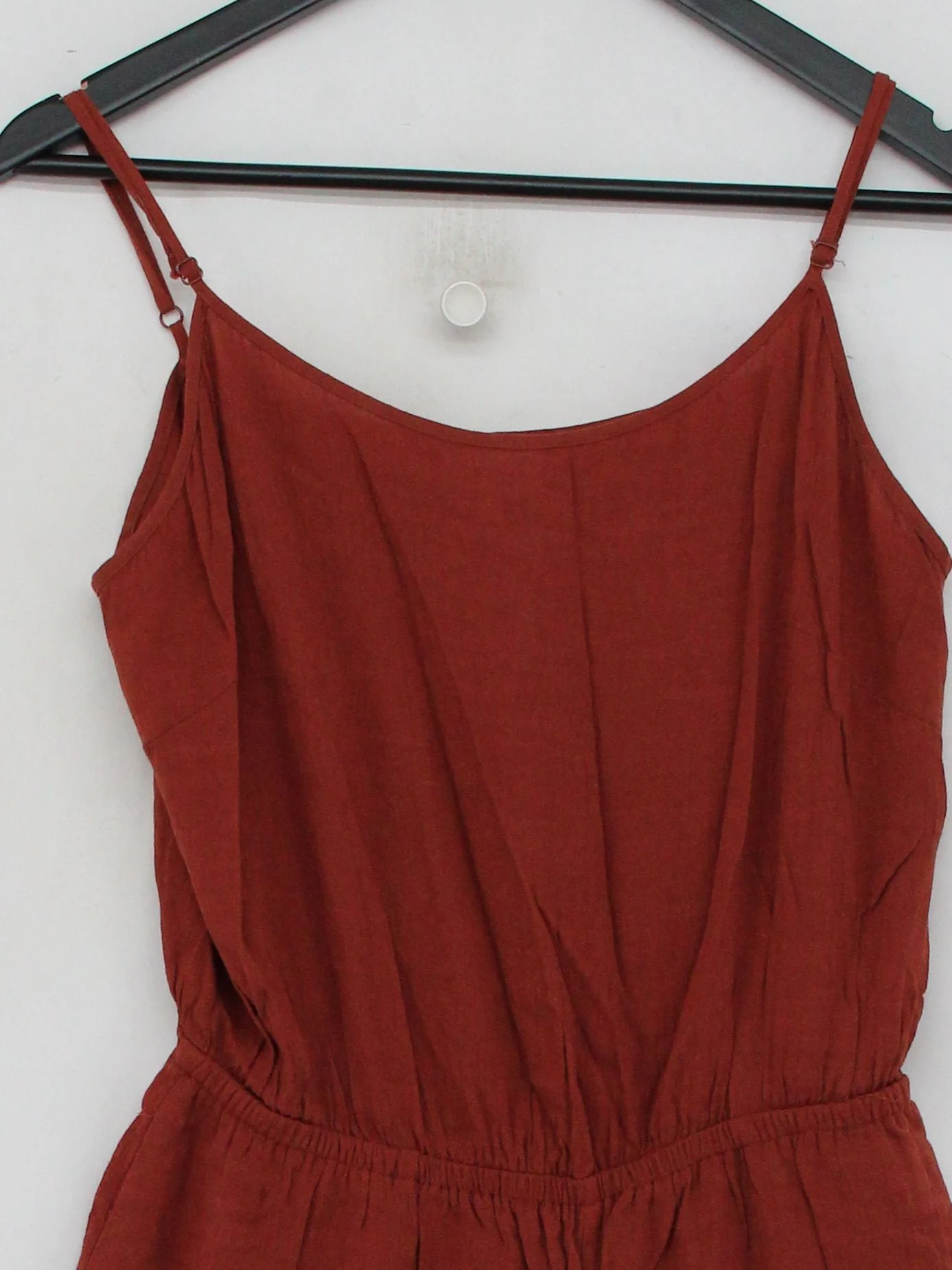 Weekday Women's Jumpsuit UK 16 Brown Viscose with Lyocell Modal, Linen Jumpsuit - Image 3