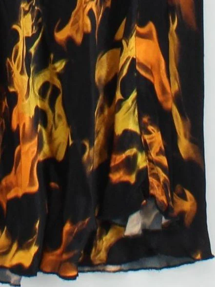 Weekday Women's Midi Skirt UK 16 Black 100% Viscose Midi Straight & Pencil - Image 4