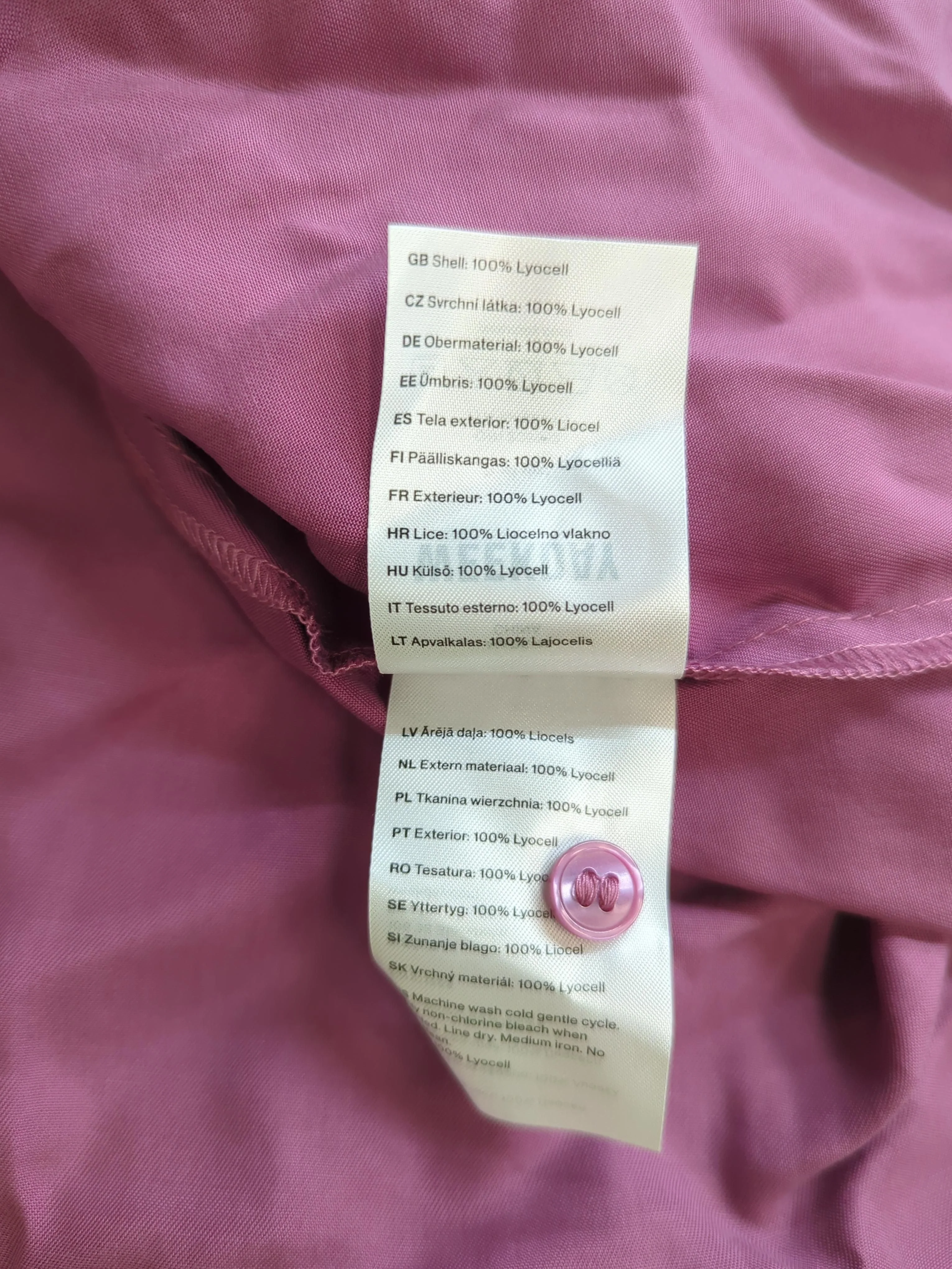 Weekday Women's Shirt XXS Purple 100% Lyocell Modal Basic New with tags - Image 6