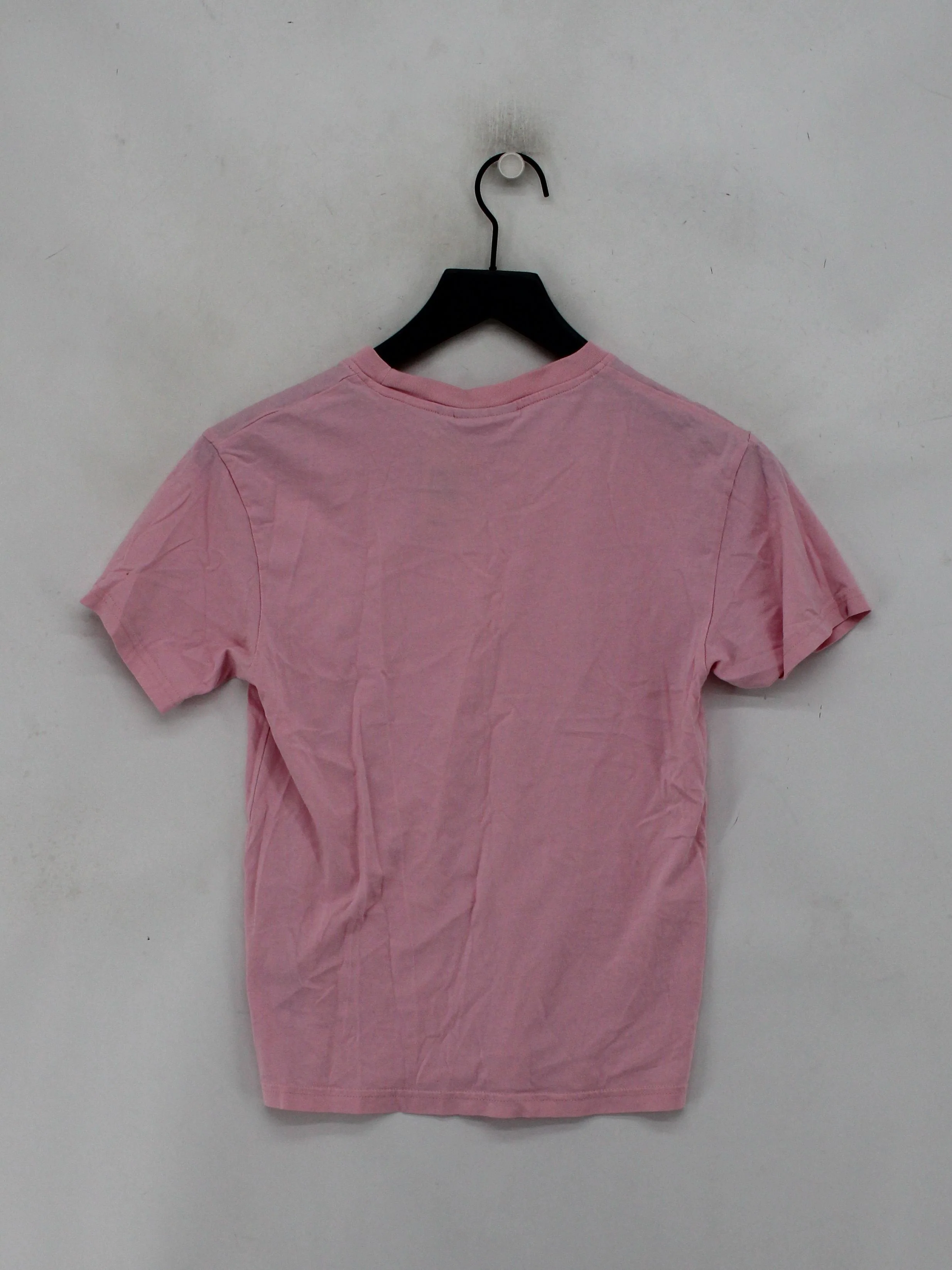 Weekday Women's T-Shirt XS Pink 100% Cotton Short Sleeve Round Neck Basic - Image 2