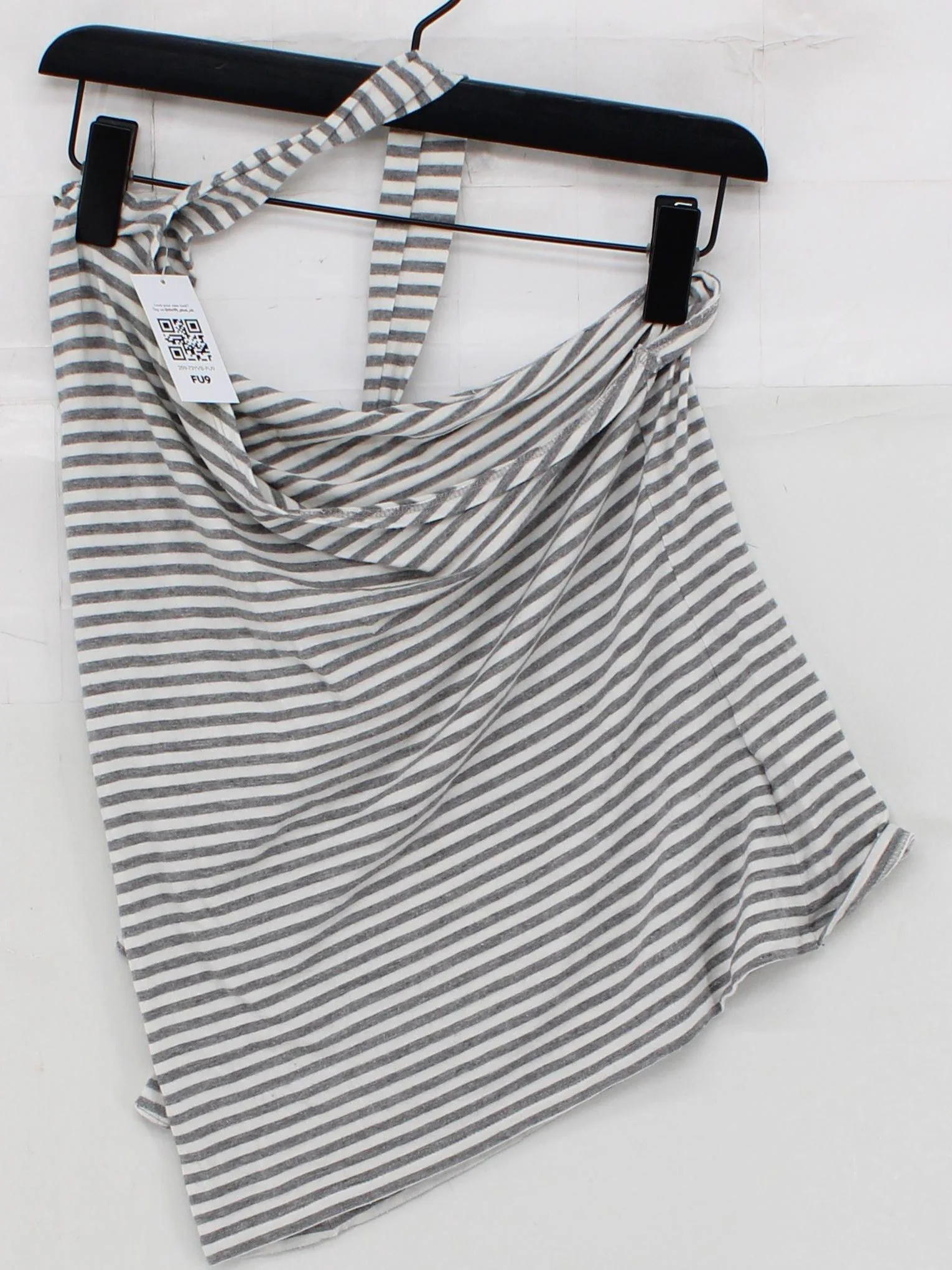 Weekday Women's Top M Grey Lyocell Modal with Elastane Basic - Image 2