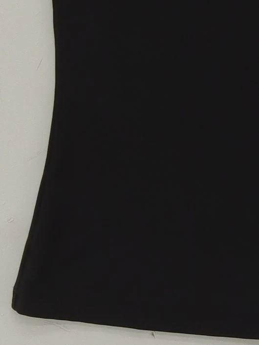 Weekday Women's Top S Black 100% Other Sleeveless Square Neck Basic - Image 4