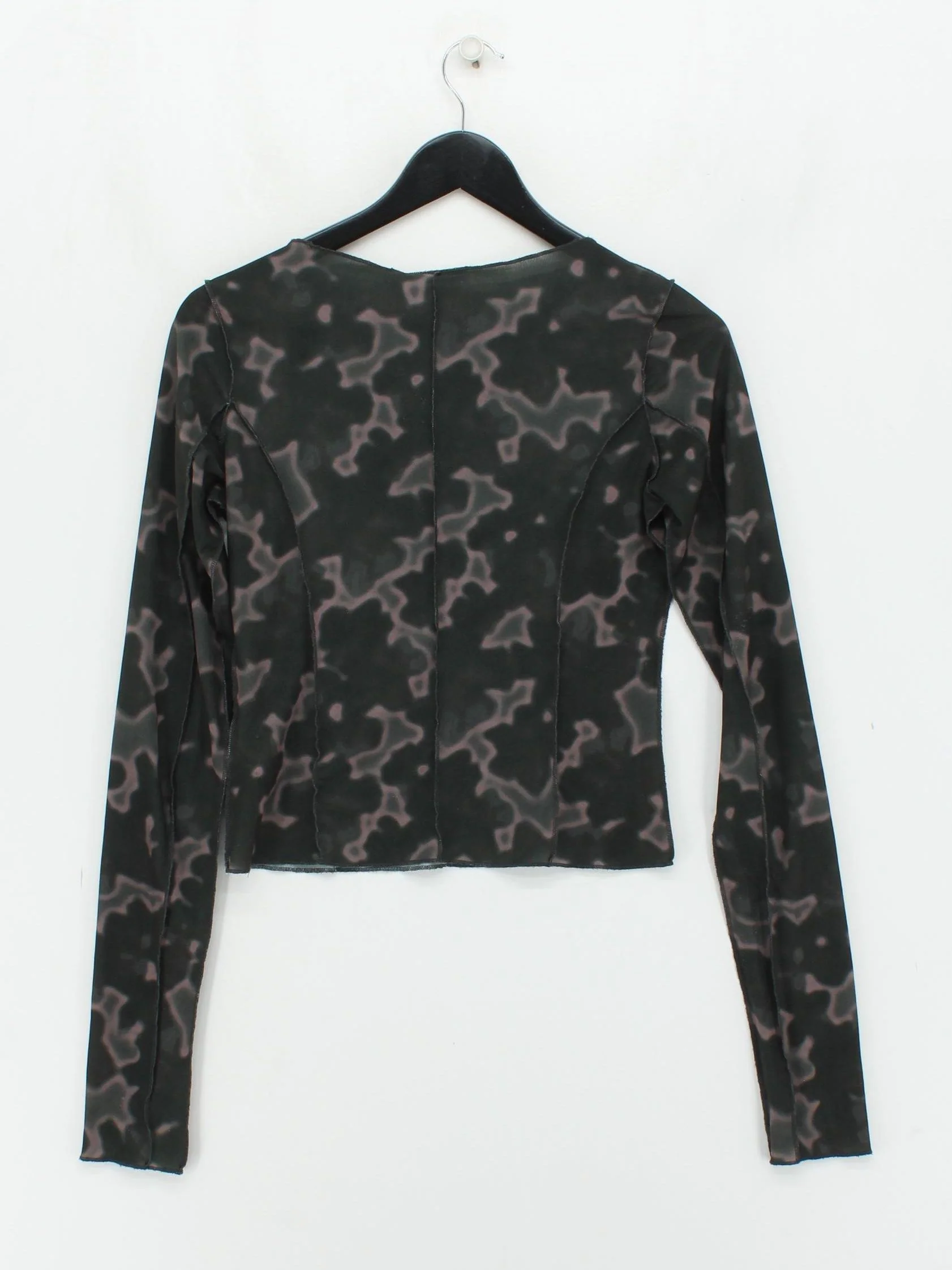 Weekday Women's Top S Multi 100% Polyester Long Sleeve Round Neck Basic - Image 2