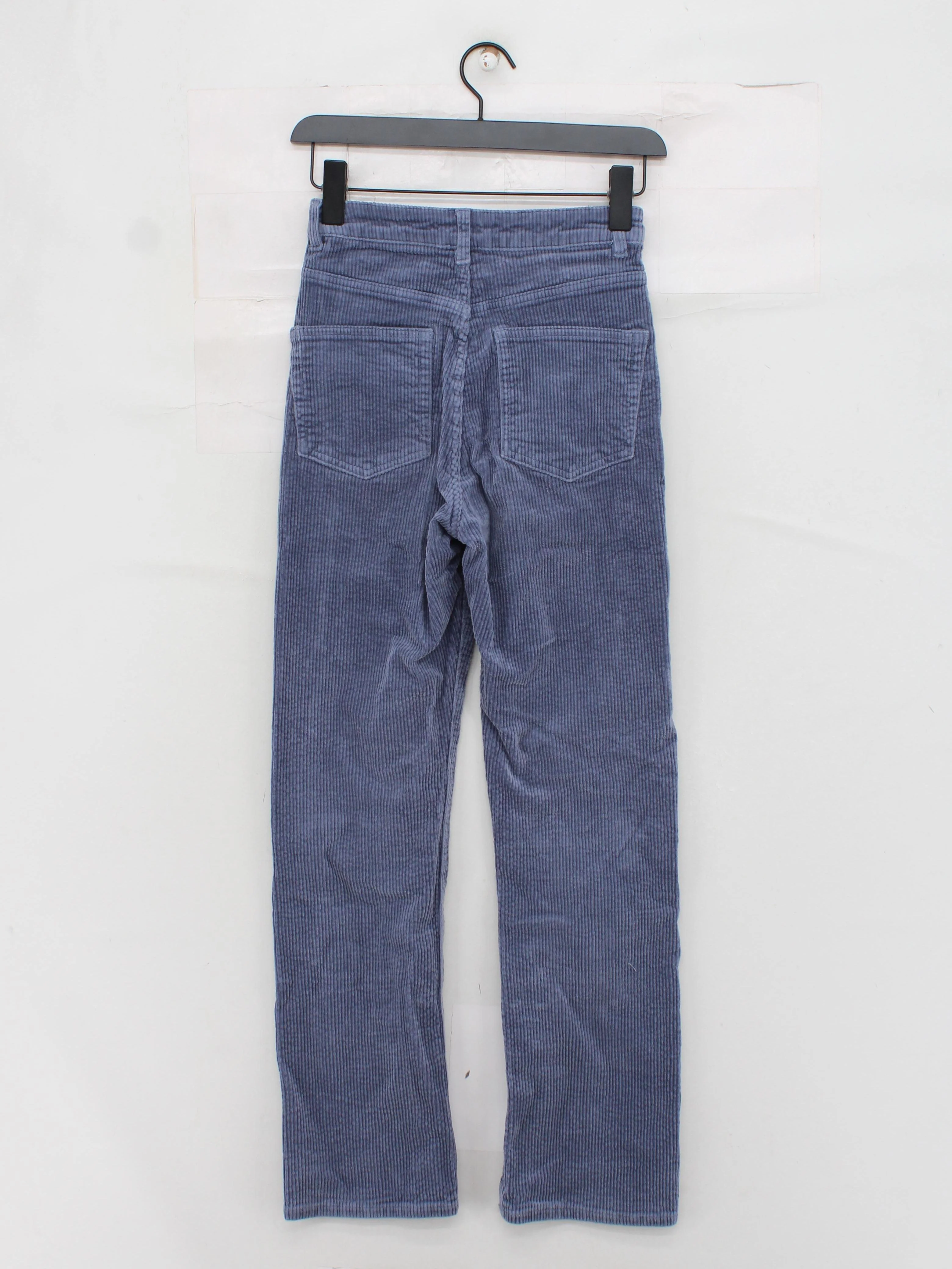 Weekday Women's Trousers UK 6 Blue Cotton with Elastane, Polyester Chino - Image 2