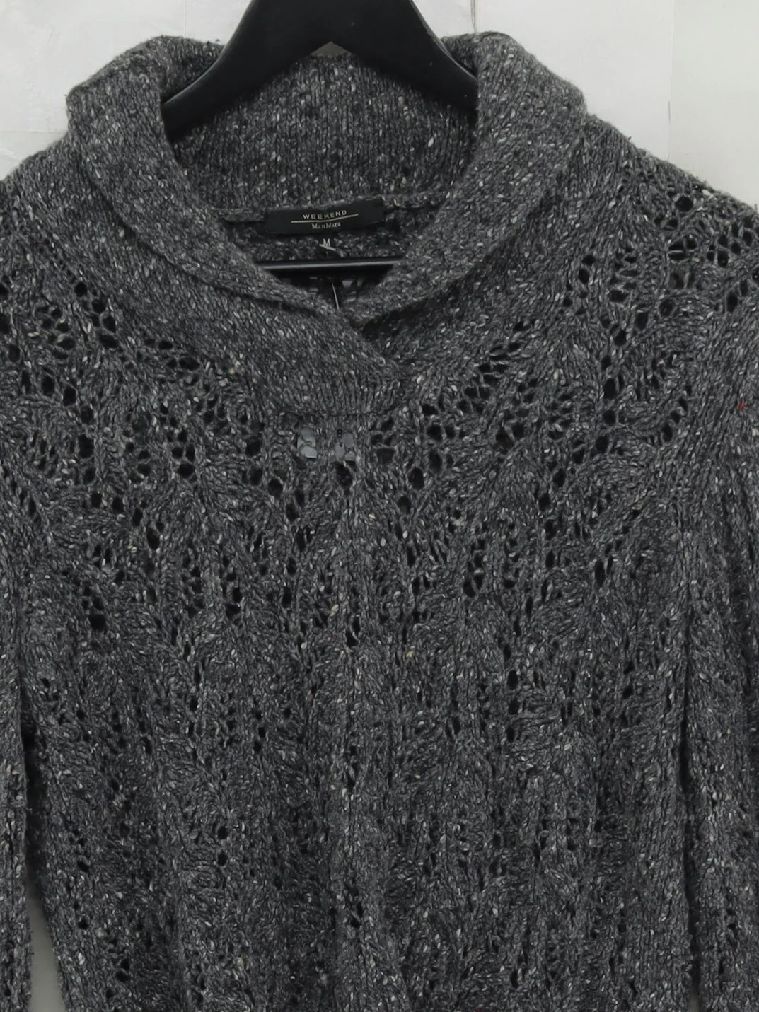 Weekend Max Mara Women's Jumper M Grey Wool with Polyamide Roll Neck Pullover - Image 3