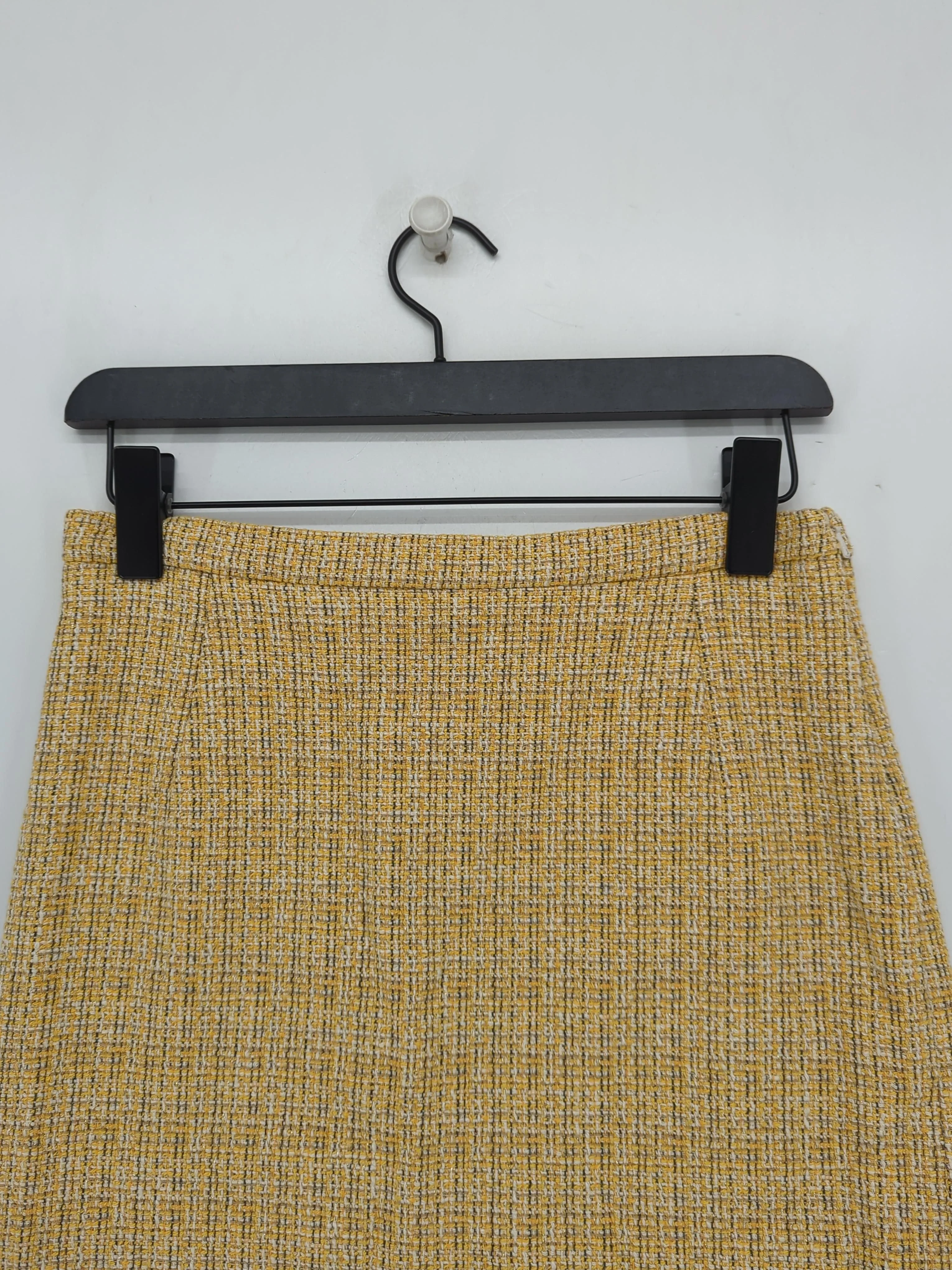 Weekend Max Mara Women's Two Piece Suit UK 8 Yellow Cotton - Image 5