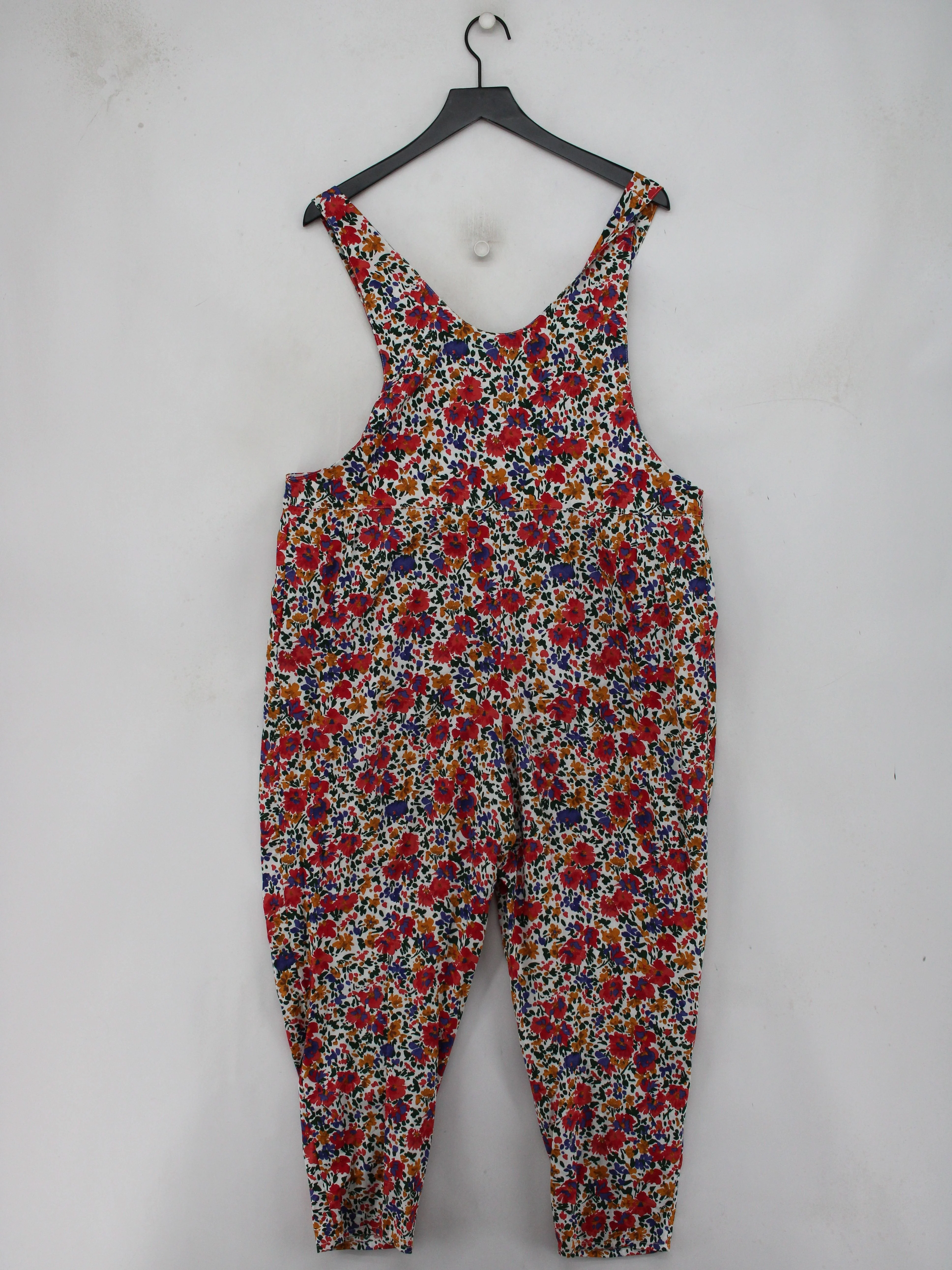 What Mother Made Women's Jumpsuit S Multi Floral 100% Cotton Tapered Jumpsuit - Image 2