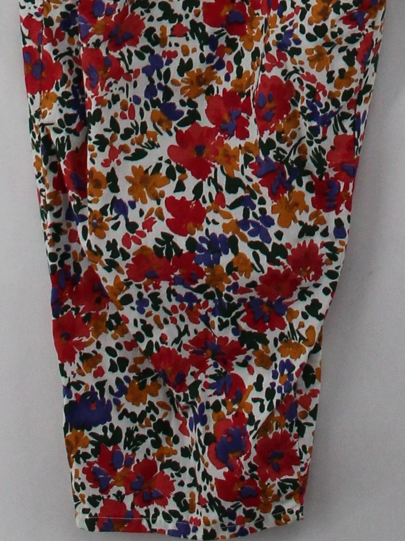 What Mother Made Women's Jumpsuit S Multi Floral 100% Cotton Tapered Jumpsuit - Image 4