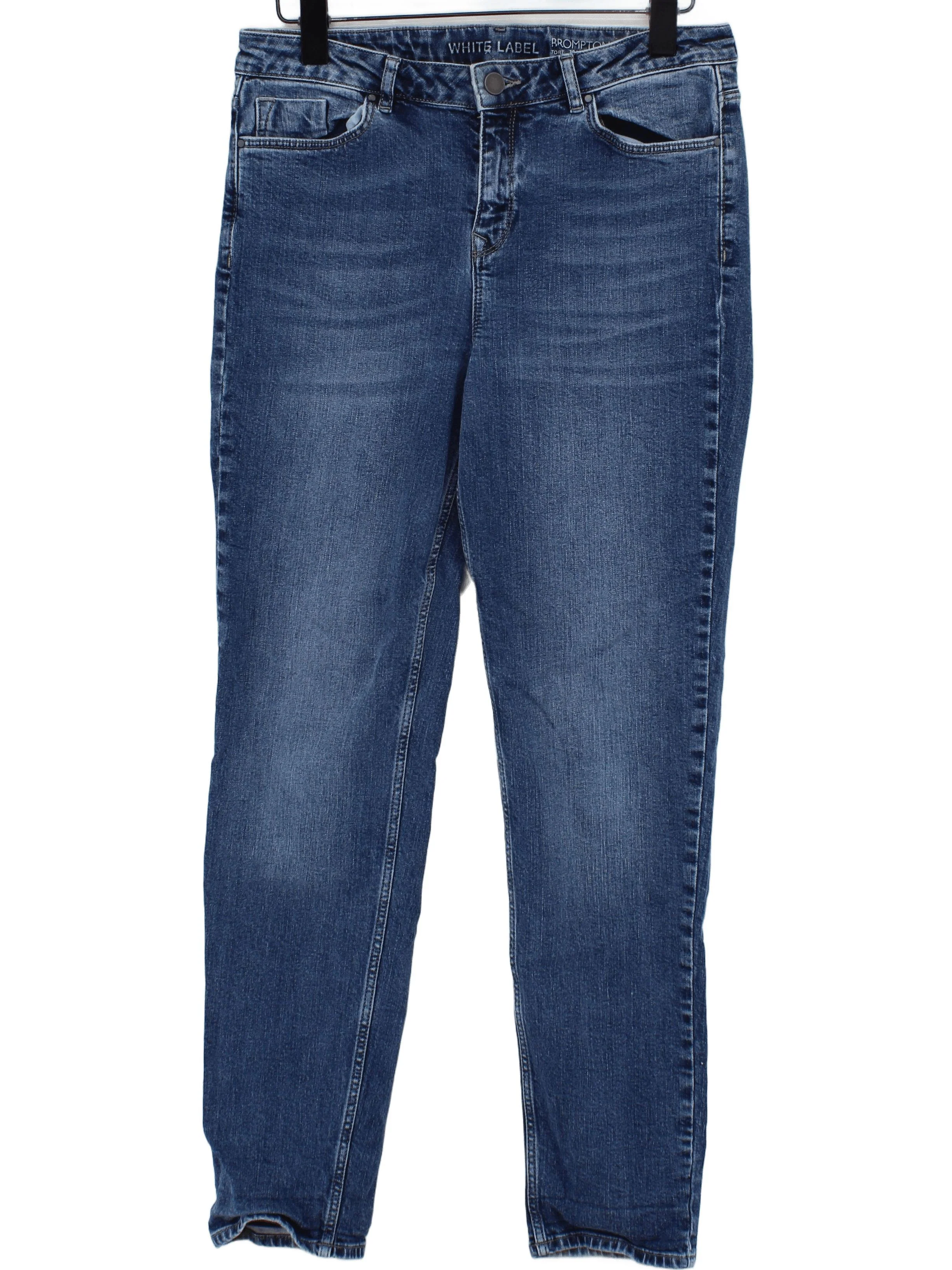 WHIITE Women's Jeans W 30 in Blue Cotton with Elastane Skinny