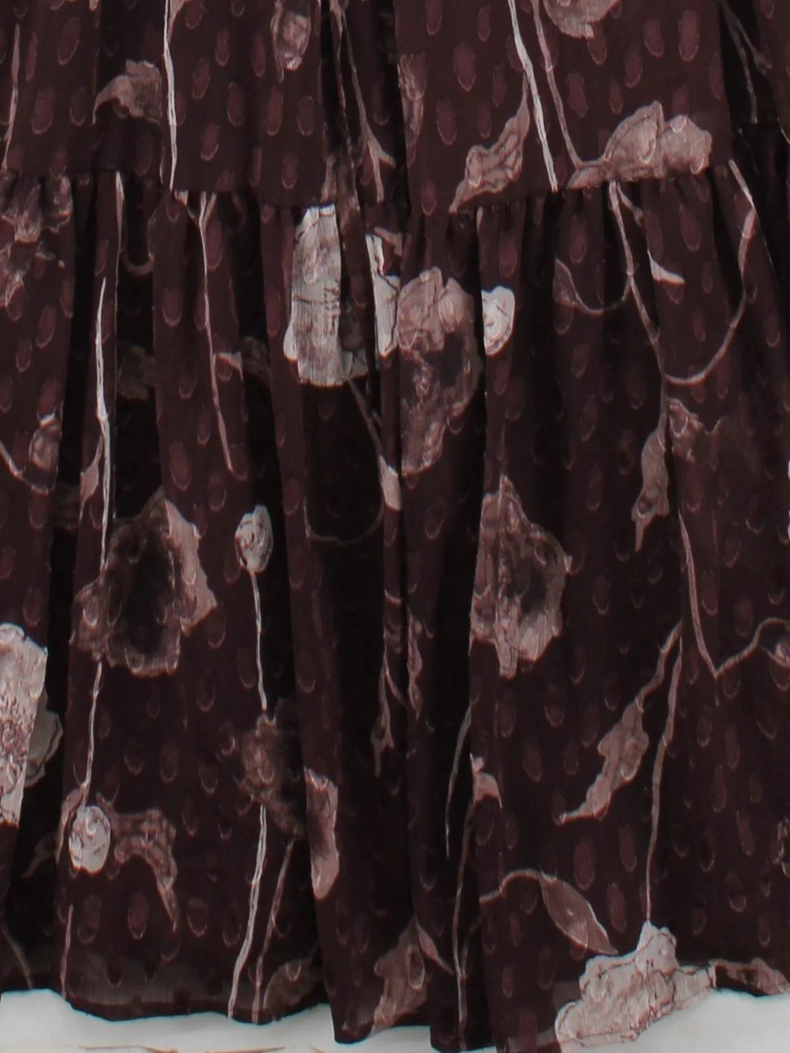Whistles A-Line Midi Dress UK10 in Brown - Image 4