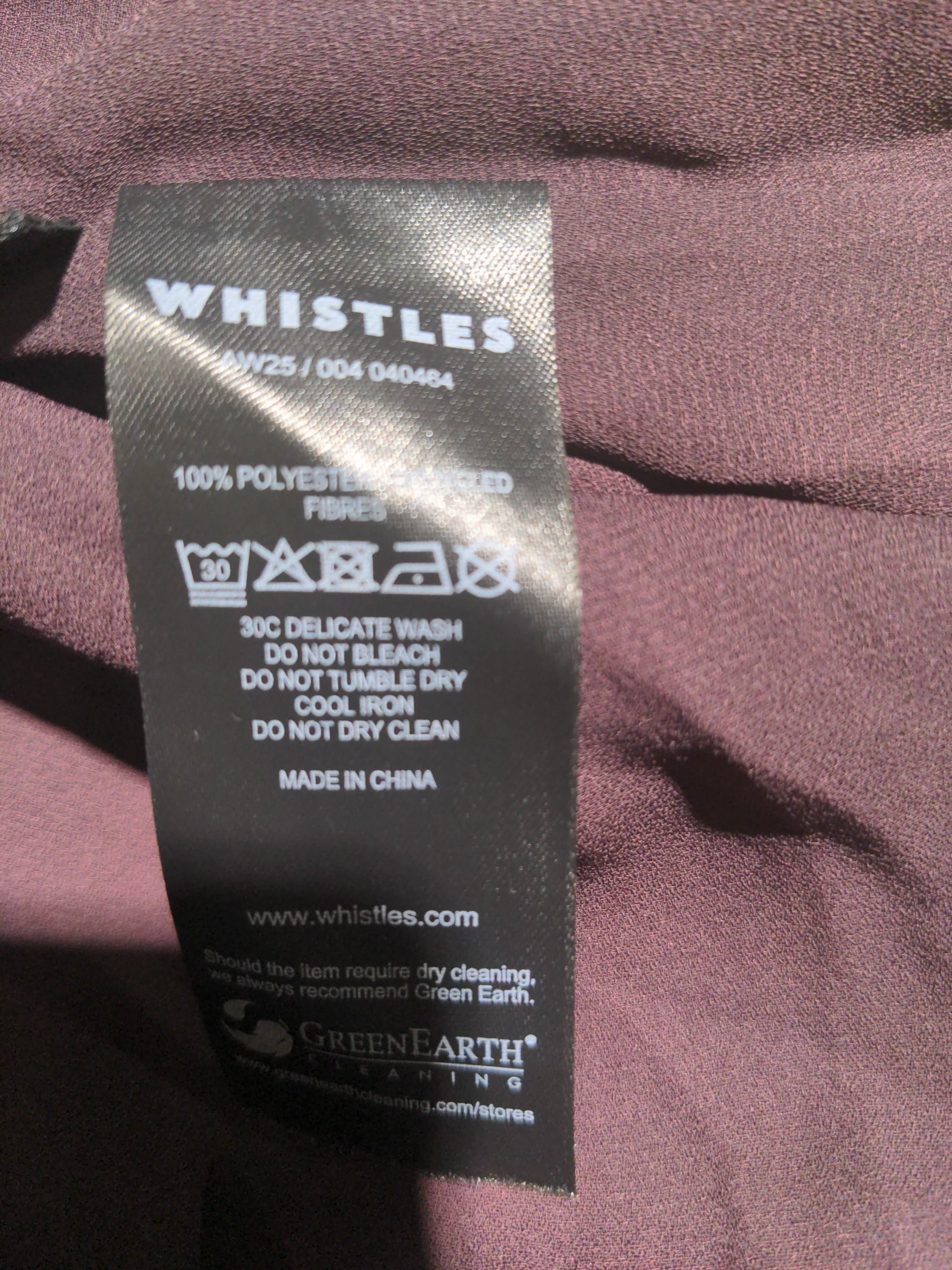 Whistles A-Line Midi Dress UK10 in Brown - Image 6