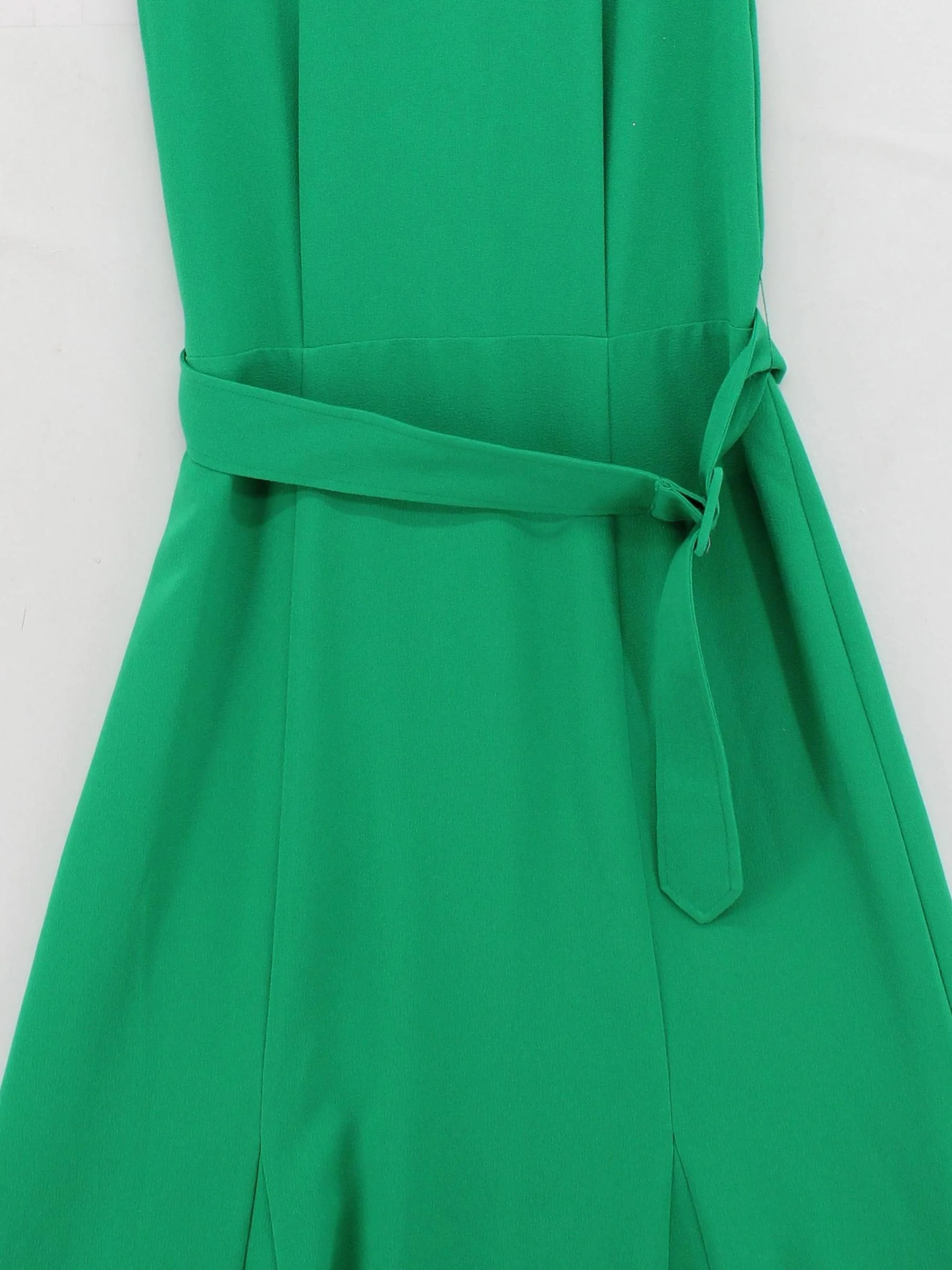 Whistles A-Line Midi Dress UK10 in Green - Image 3