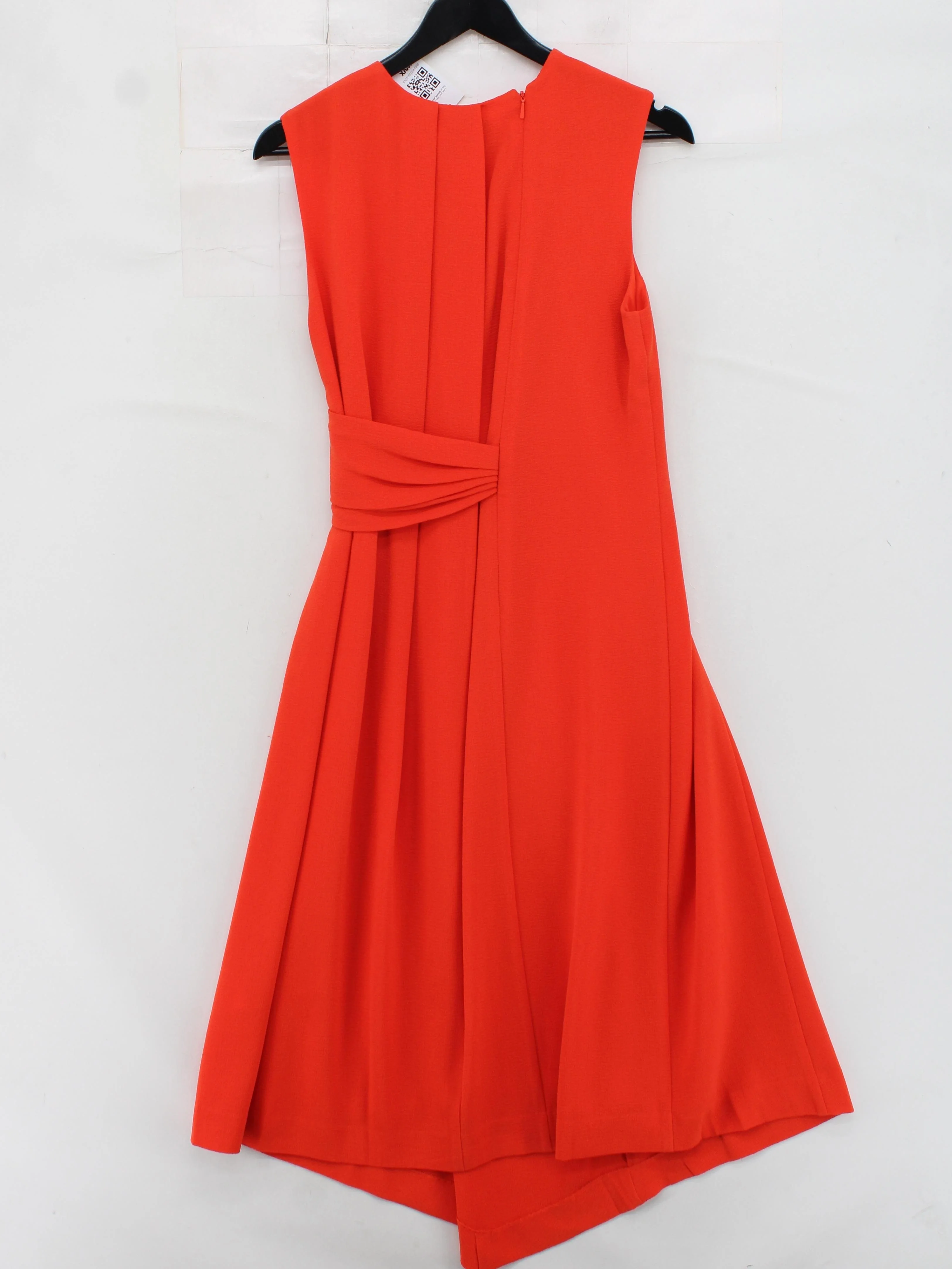 Whistles A-Line Midi Dress UK10 in Orange - Image 2
