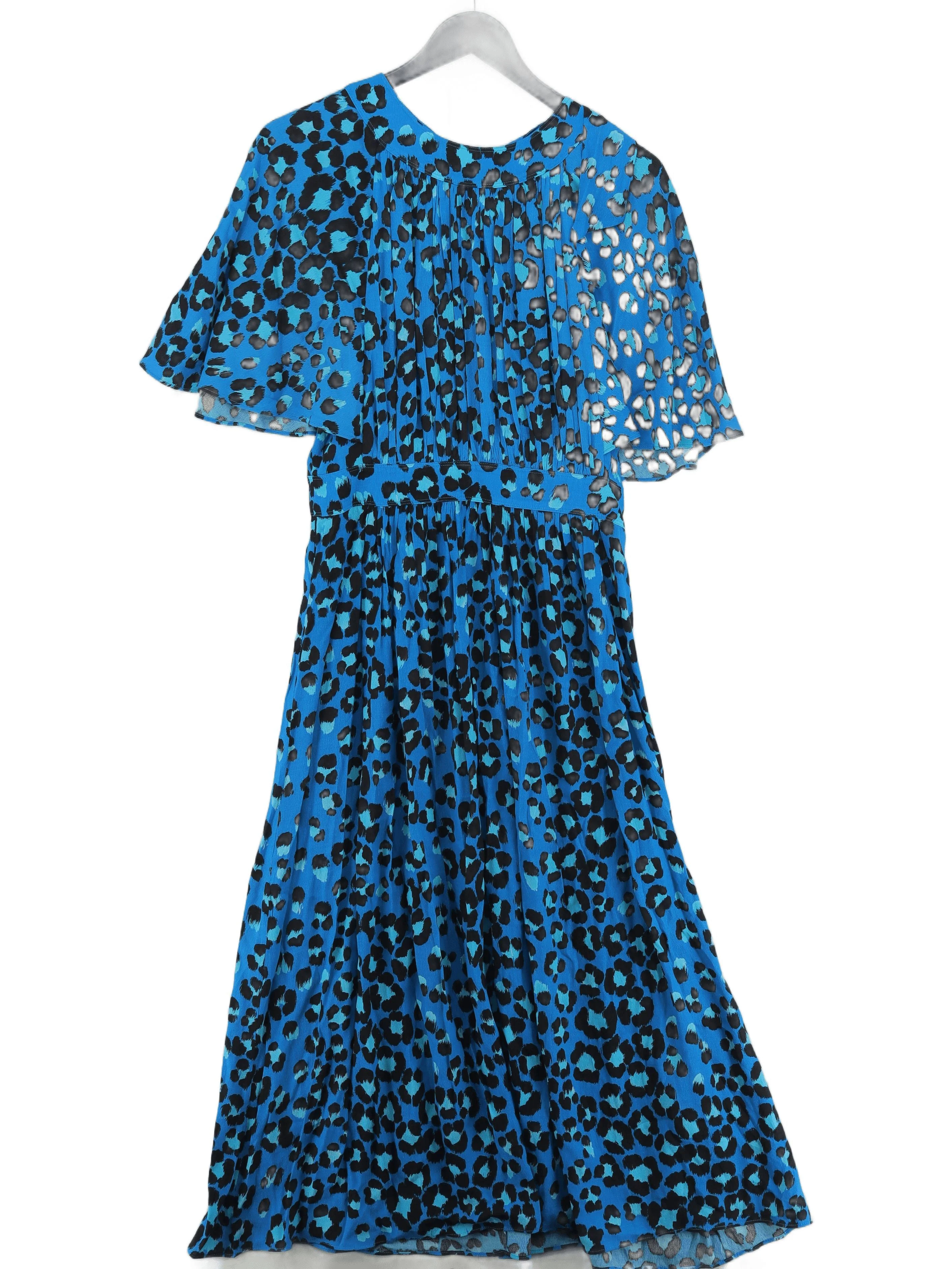 Whistles A-Line Midi Dress UK12 in Multi