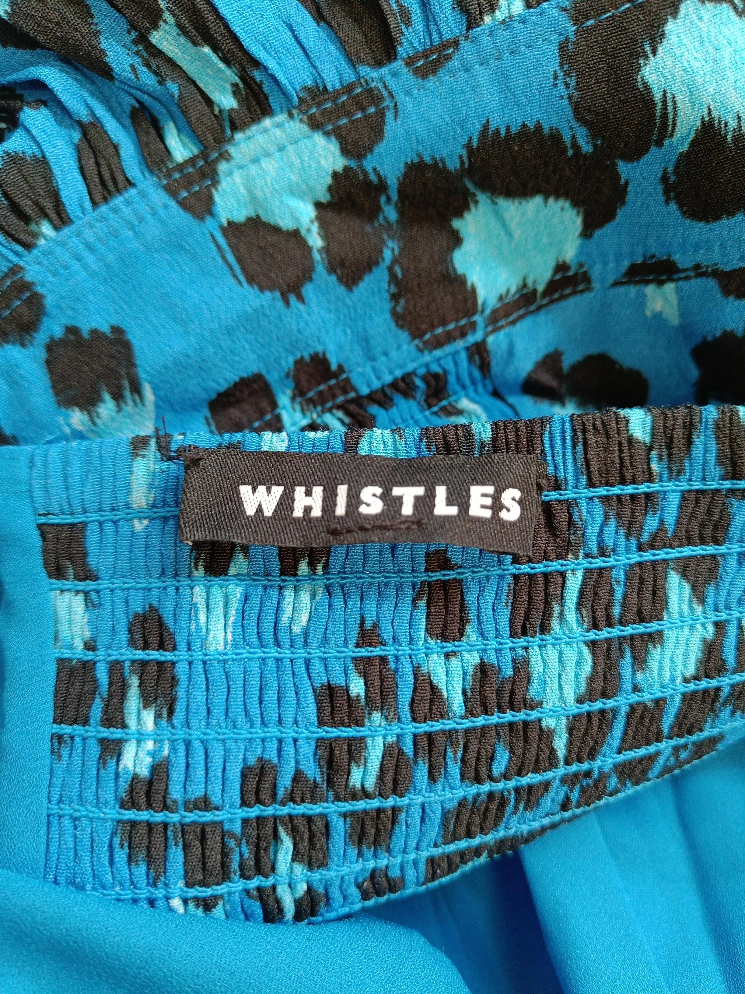 Whistles A-Line Midi Dress UK12 in Multi - Image 5