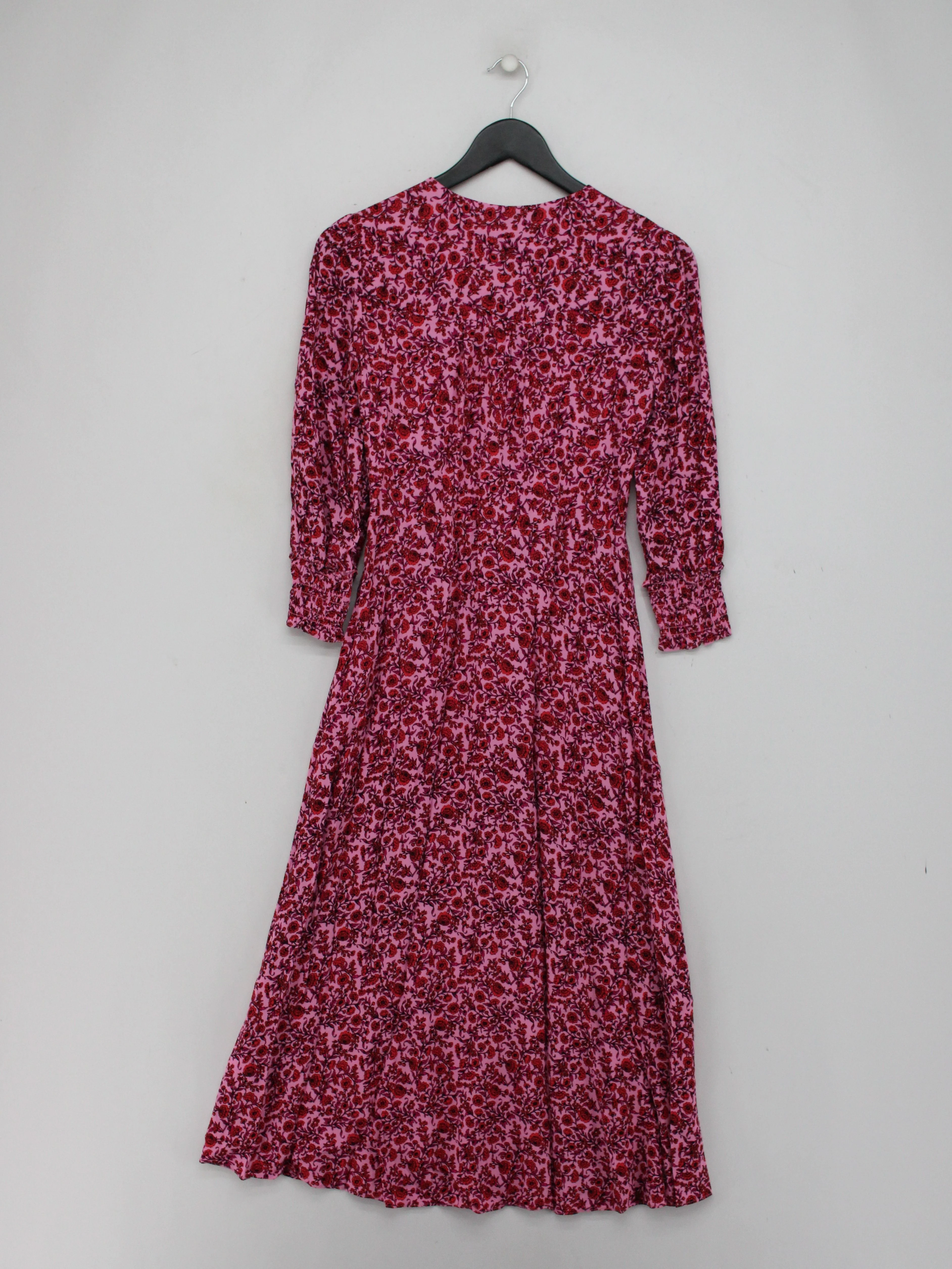 Whistles A-Line Midi Dress UK8 in Pink - Image 2