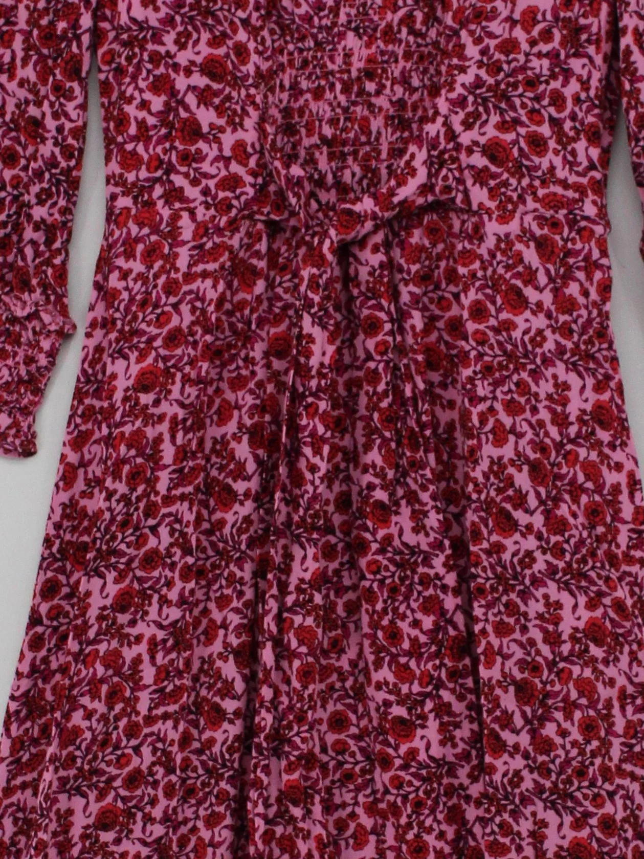 Whistles A-Line Midi Dress UK8 in Pink - Image 3