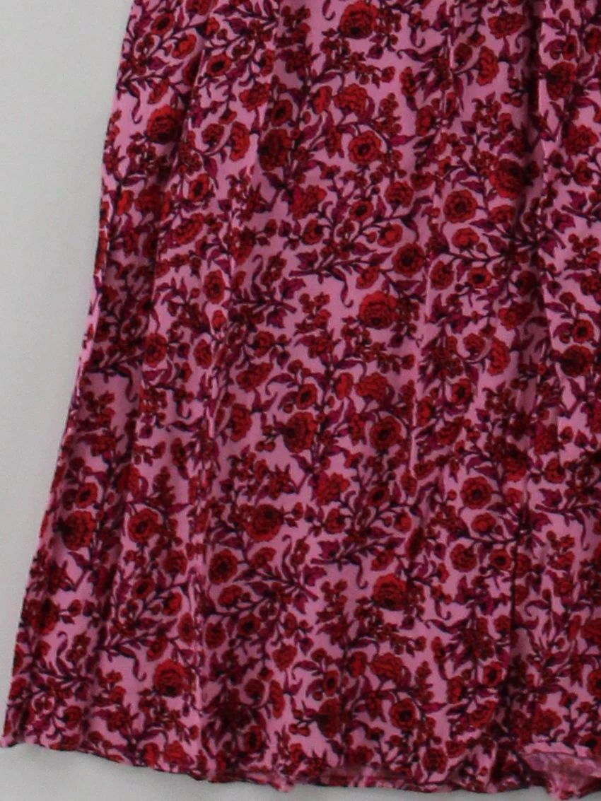 Whistles A-Line Midi Dress UK8 in Pink - Image 4