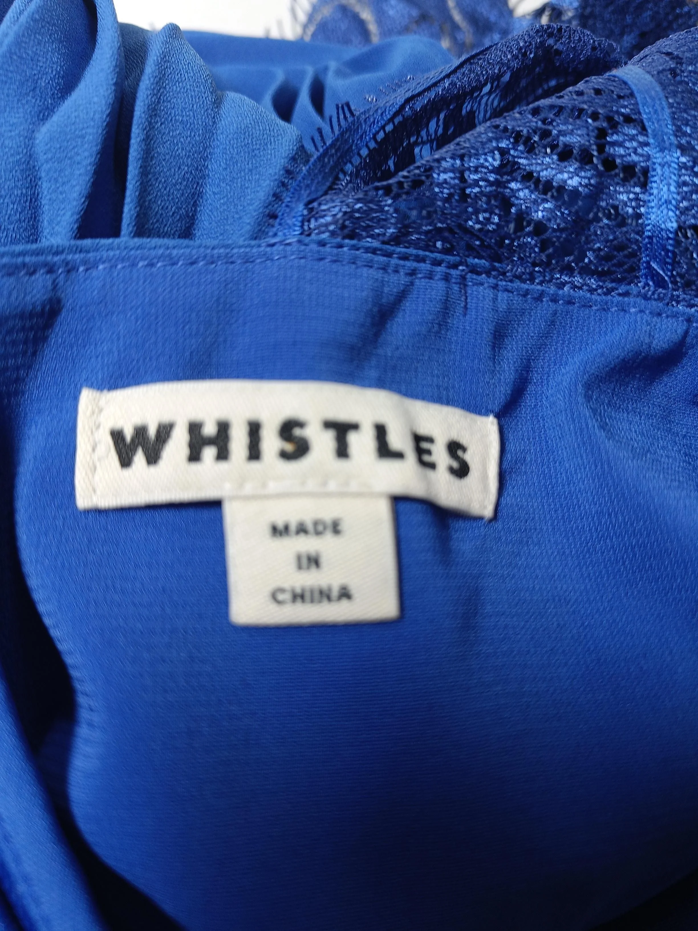 Whistles A-Line Mini Dress UK12 in Blue - Image 5
