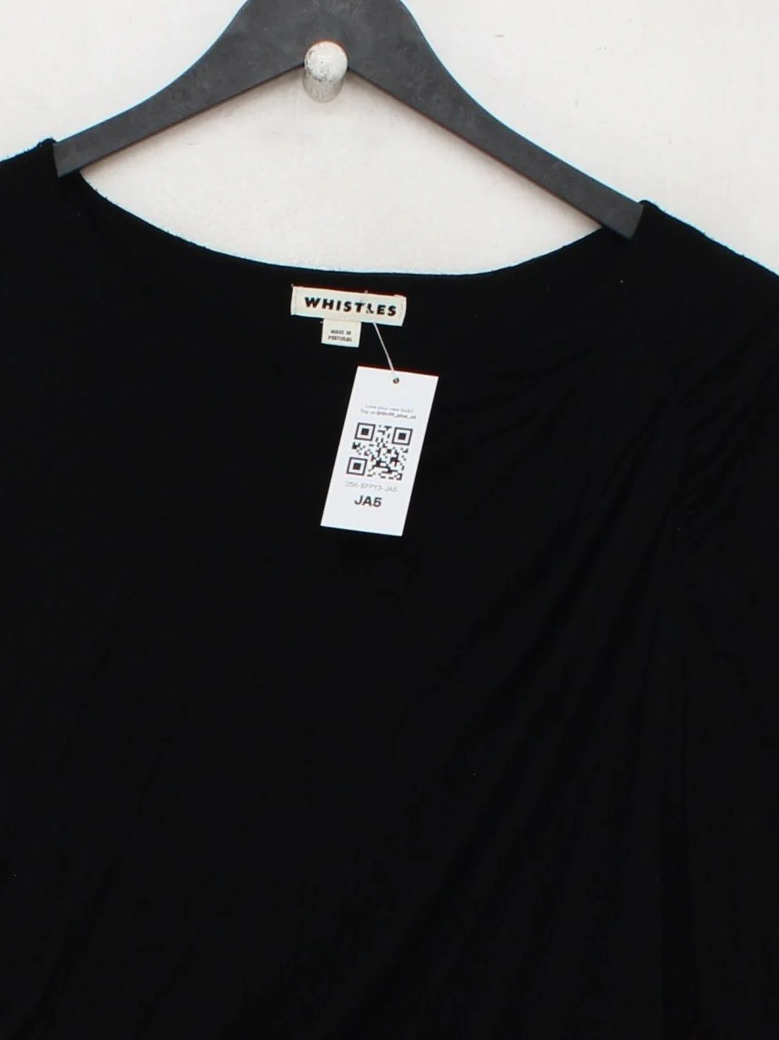 Whistles Bodycon Midi Dress M in Black - Image 3