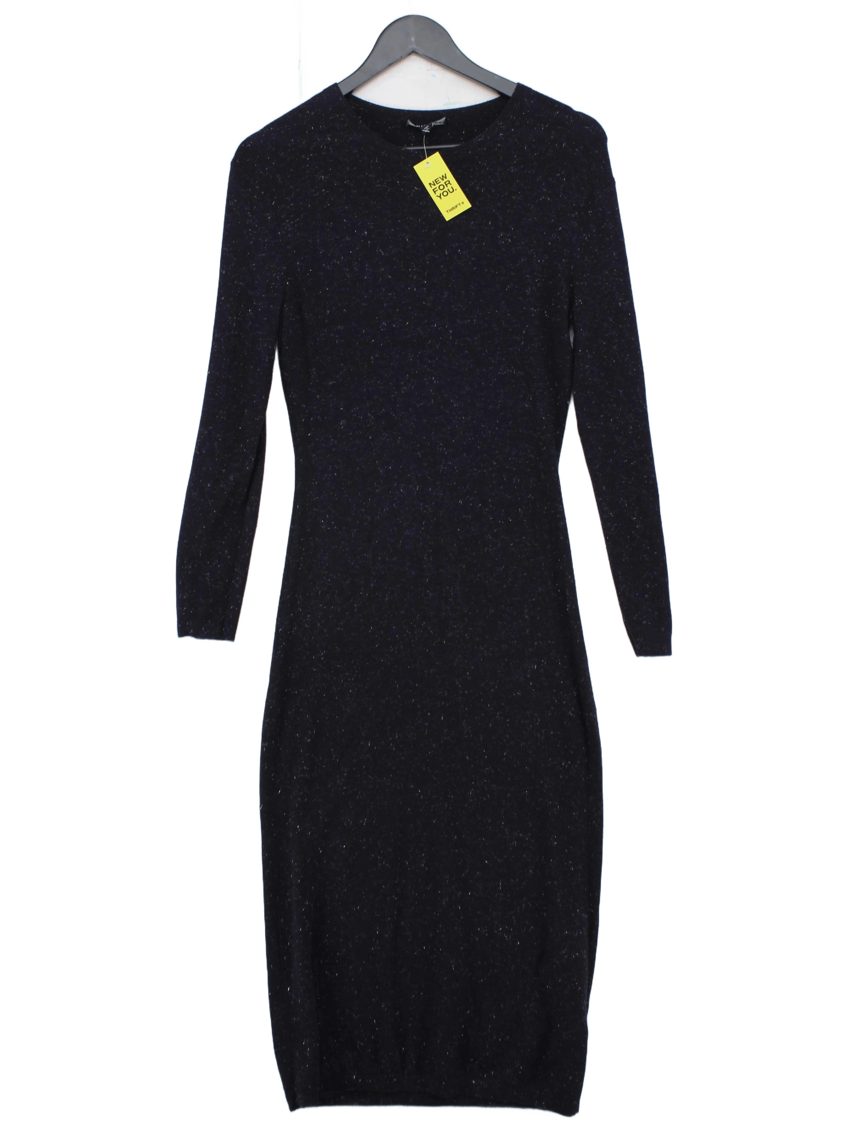 Whistles Bodycon Midi Dress UK12 in Blue