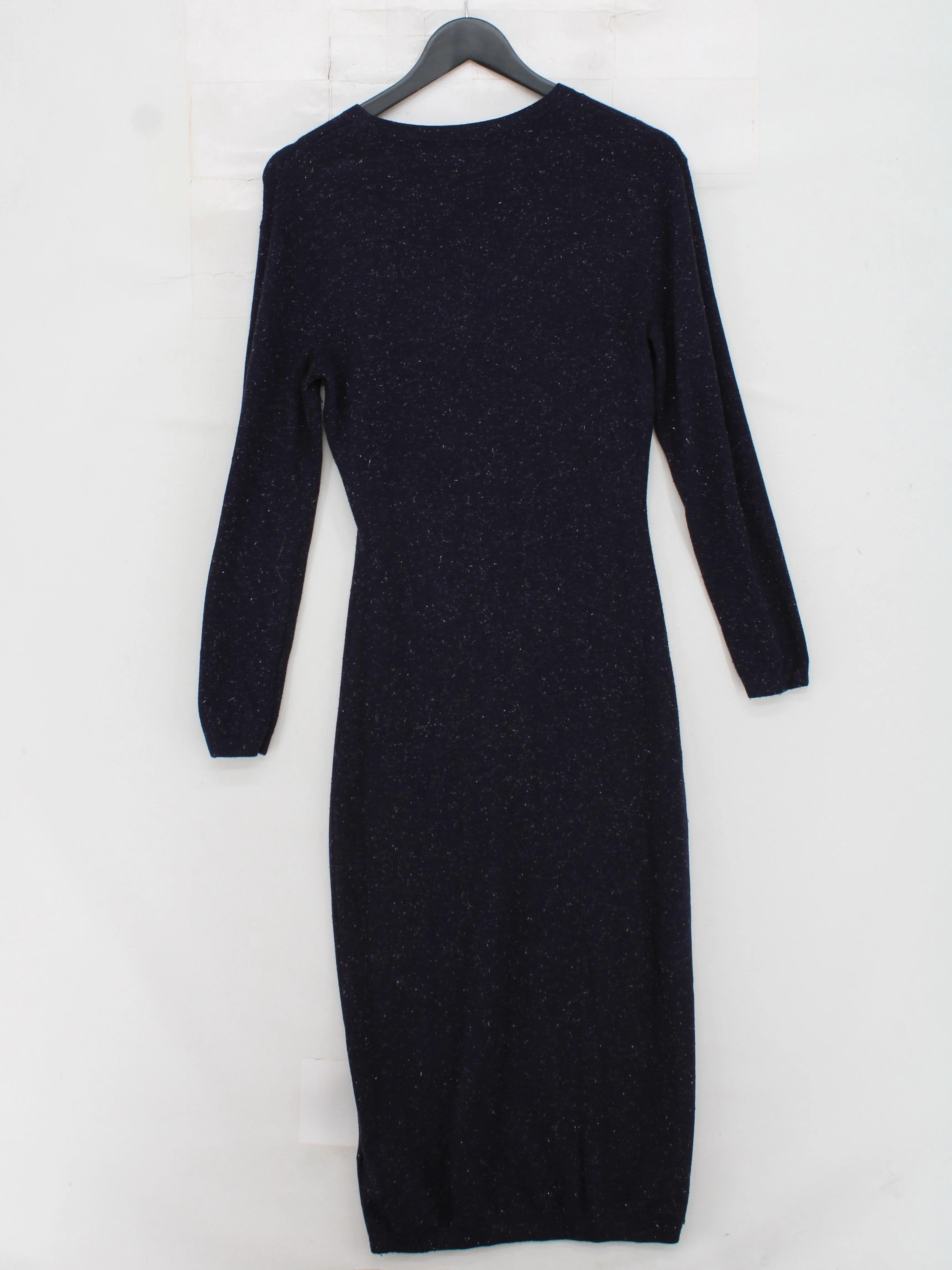 Whistles Bodycon Midi Dress UK12 in Blue - Image 2