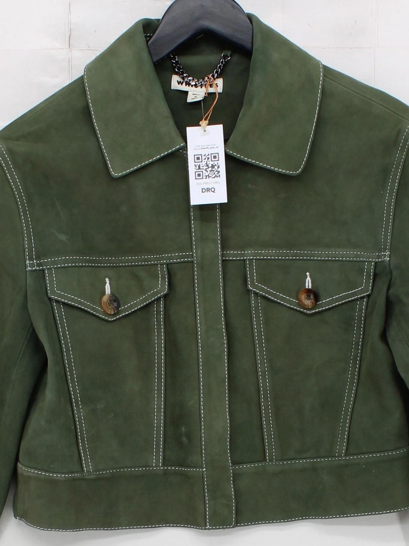 Whistles Bomber Jacket jacket green - Image 3