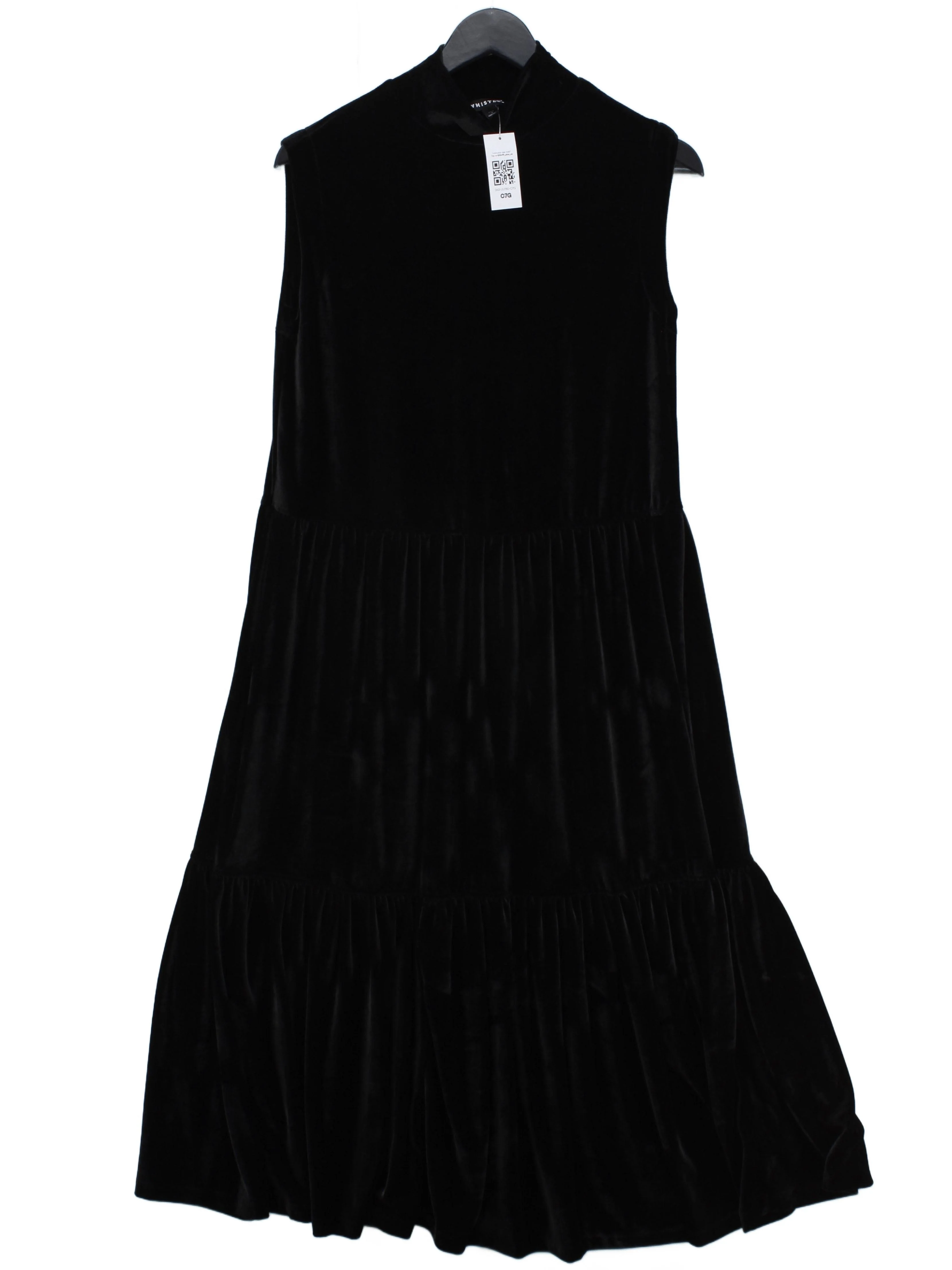 Whistles Jumper Midi Dress XS in Black