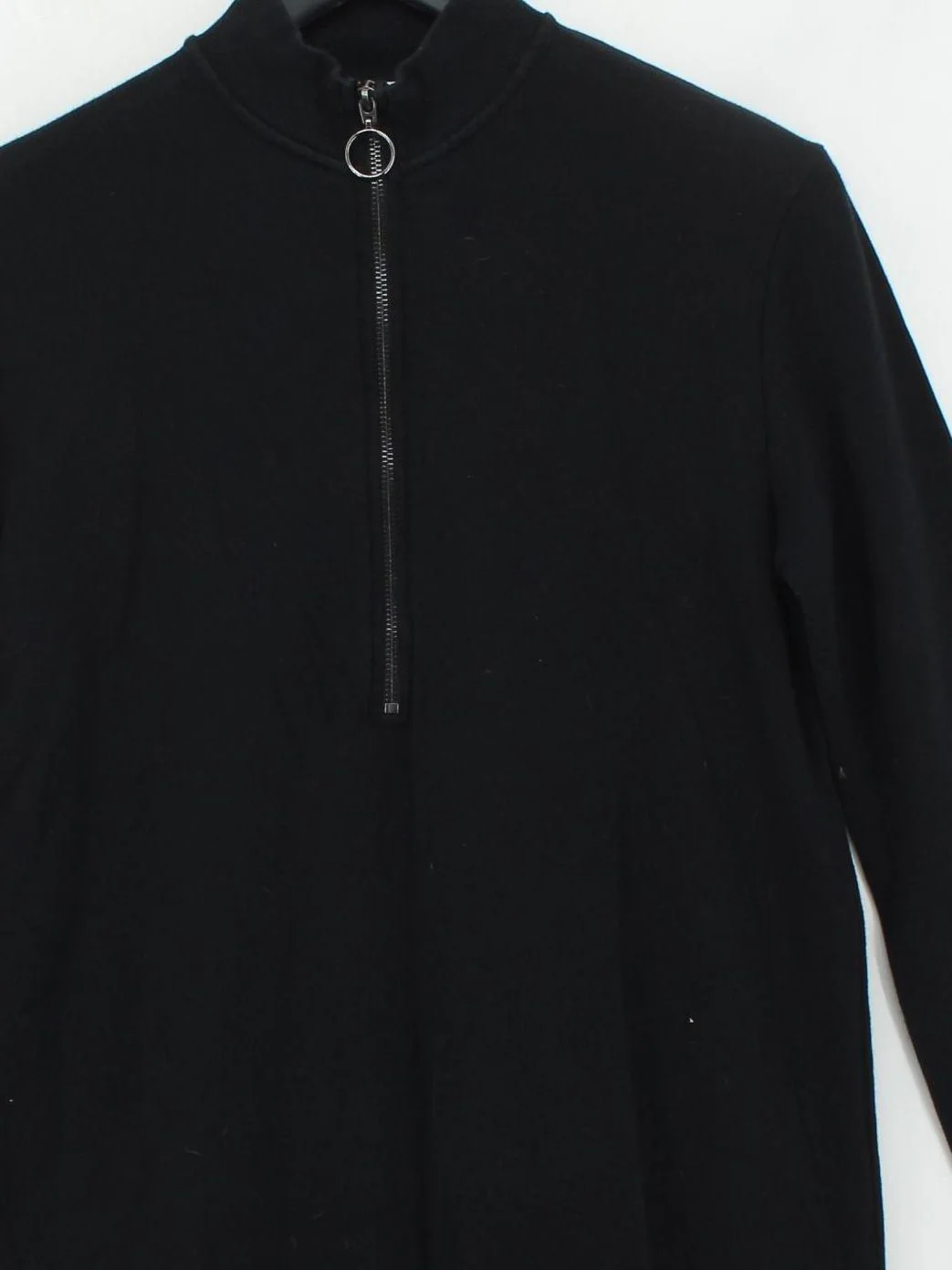 Whistles Jumper Mini Dress S in Black - Image 3