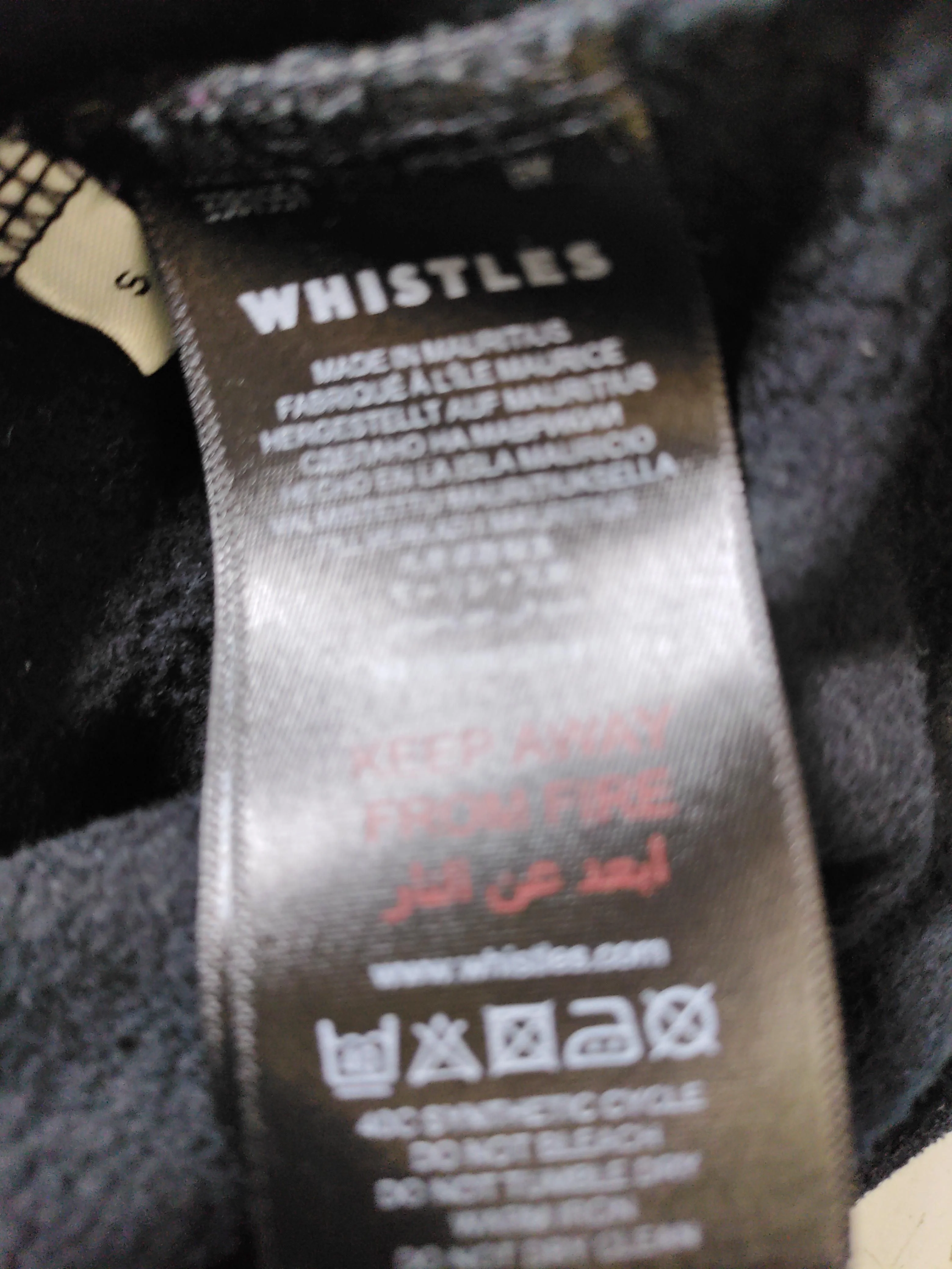 Whistles Jumper Mini Dress S in Black - Image 6