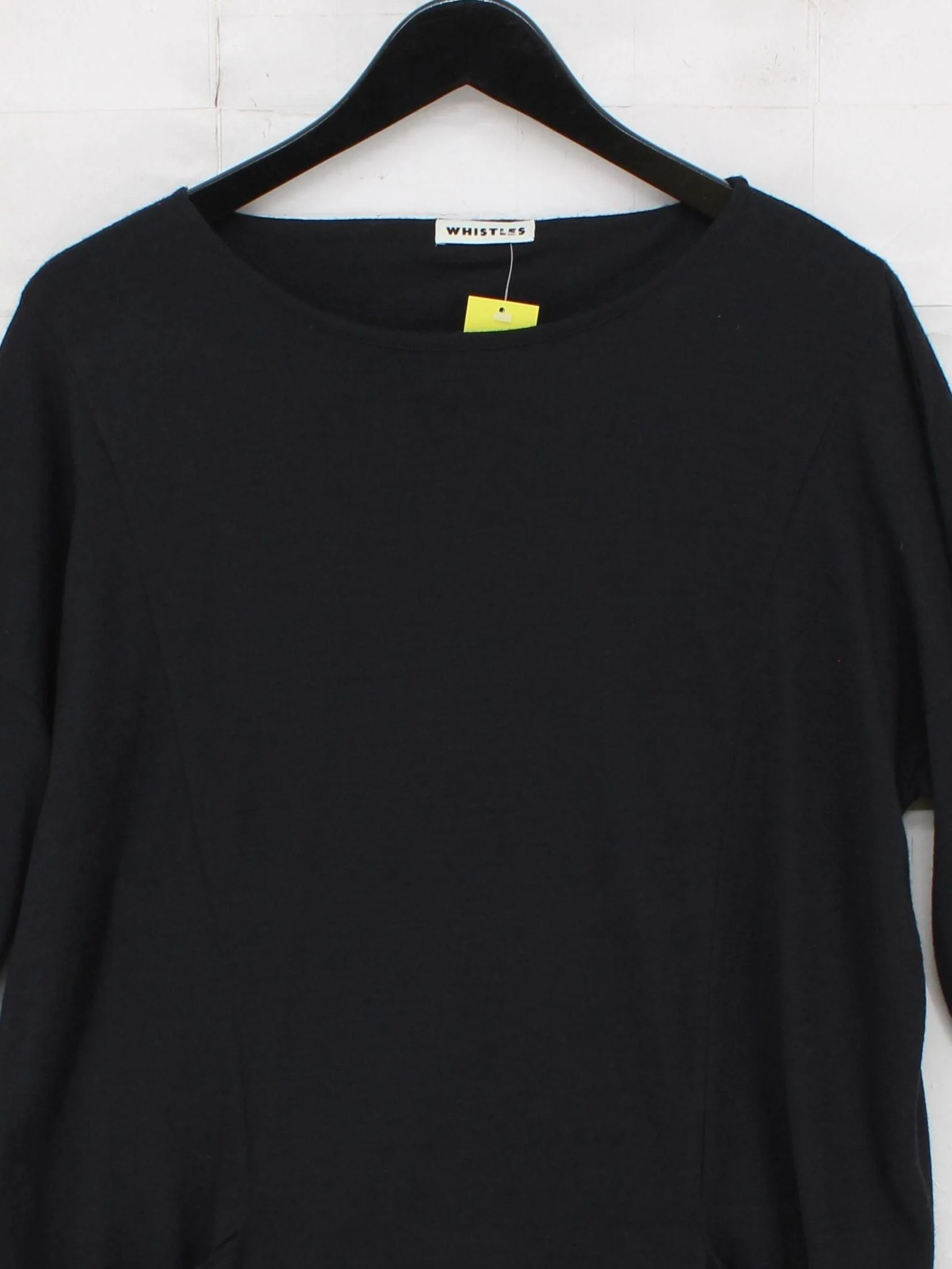 Whistles Jumper Mini Dress UK12 in Black - Image 3