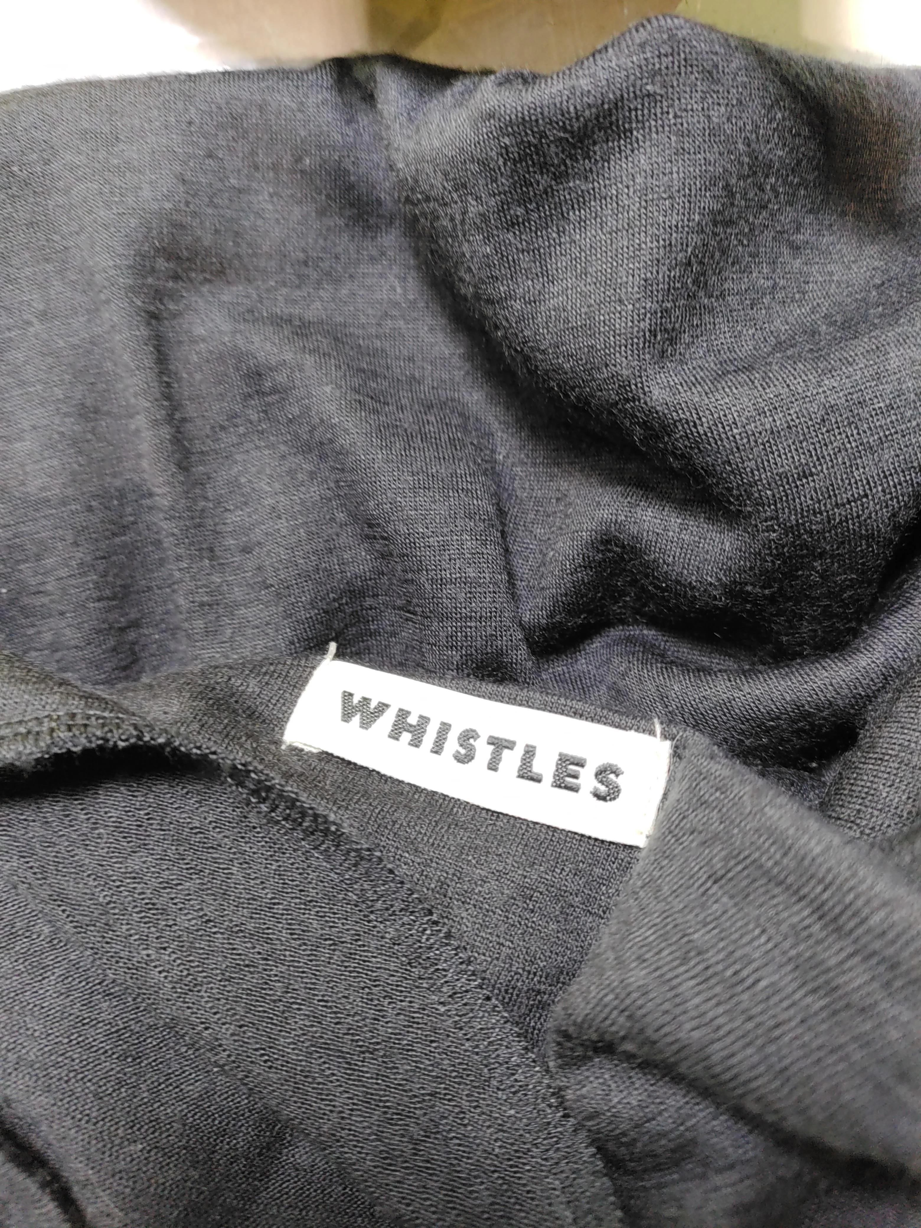 Whistles Jumper Mini Dress UK12 in Black - Image 6