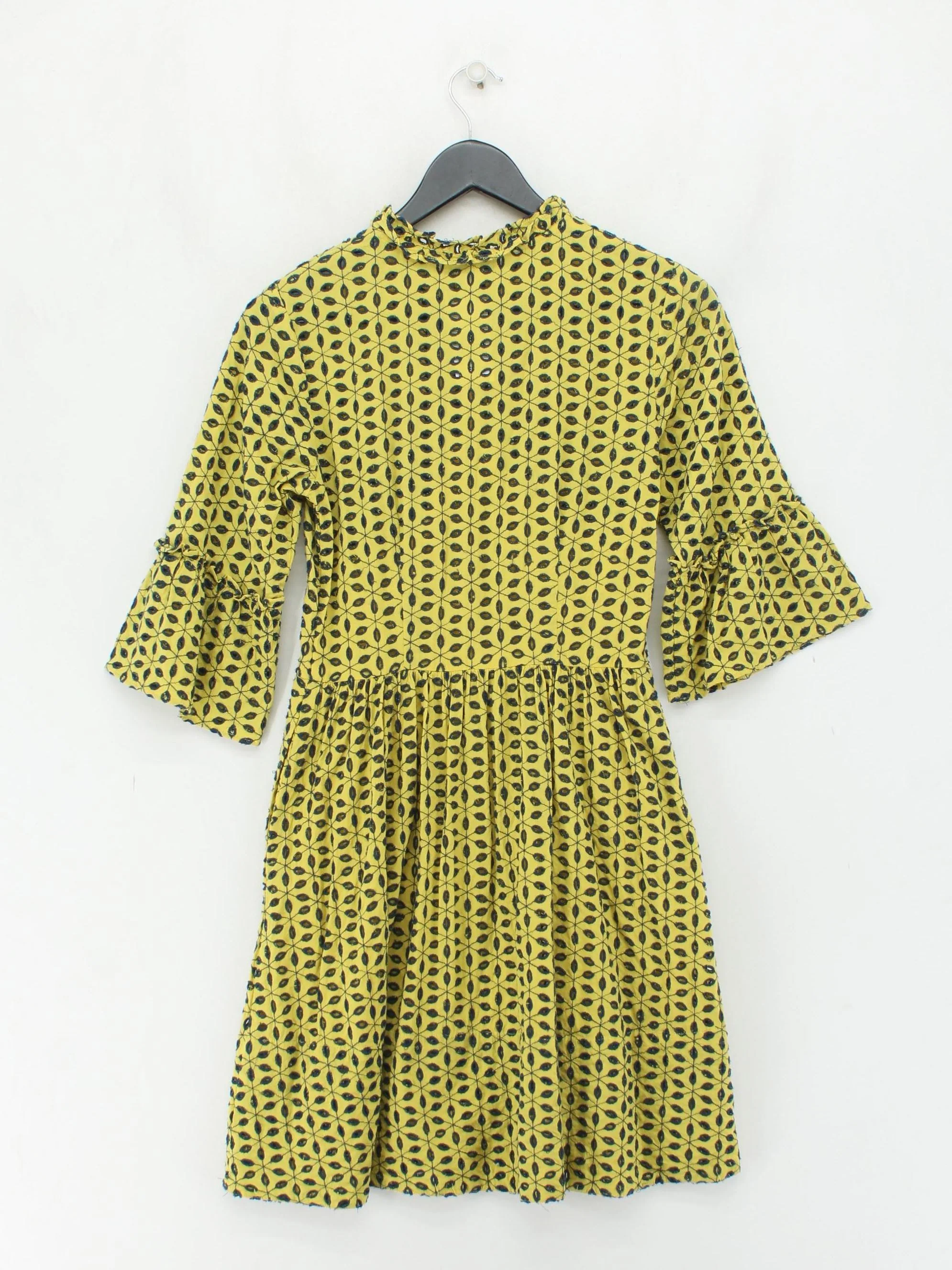 Whistles Jumper Mini Dress UK6 in Yellow - Image 2