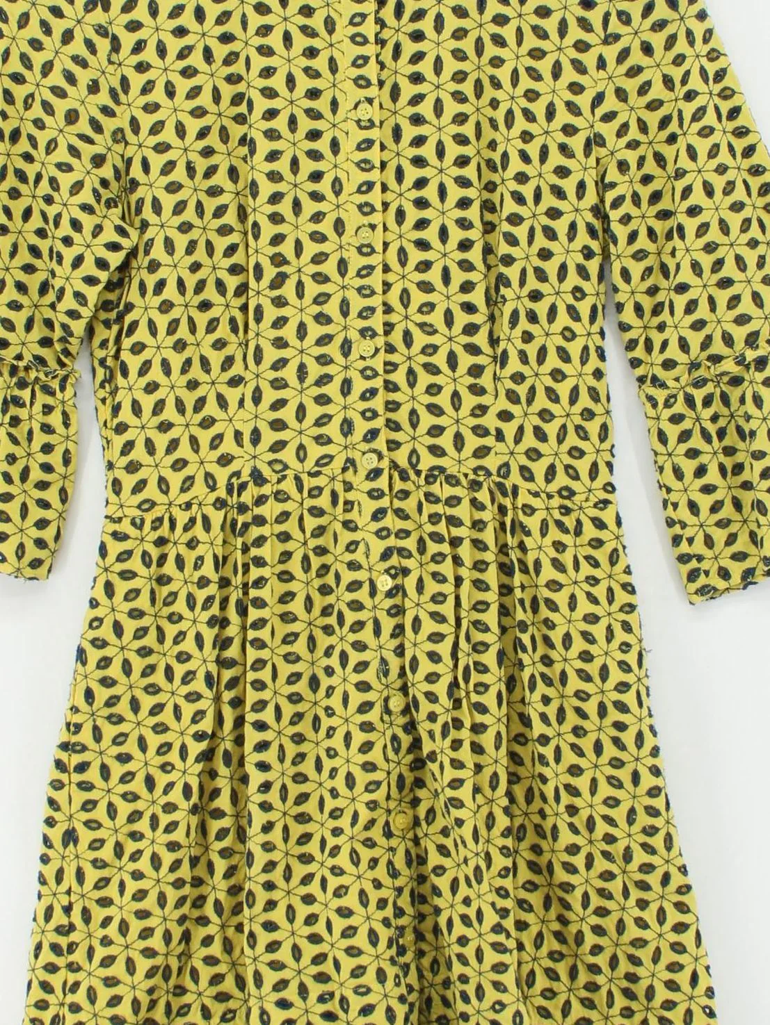Whistles Jumper Mini Dress UK6 in Yellow - Image 3