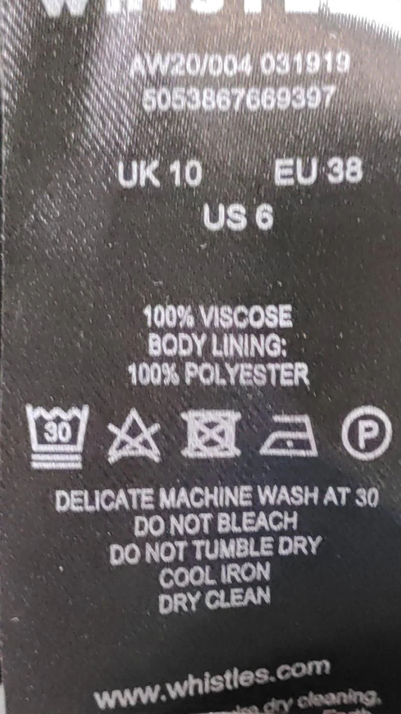 Whistles Maxi Dress UK10 in Black - Image 6