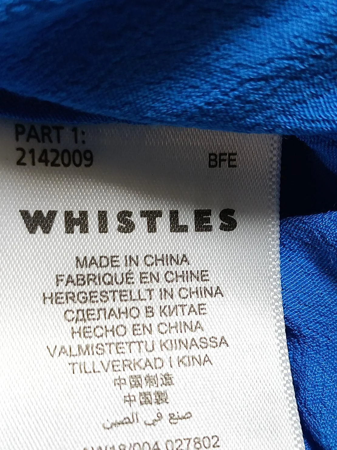 Whistles Maxi Dress UK8 in Blue - Image 6