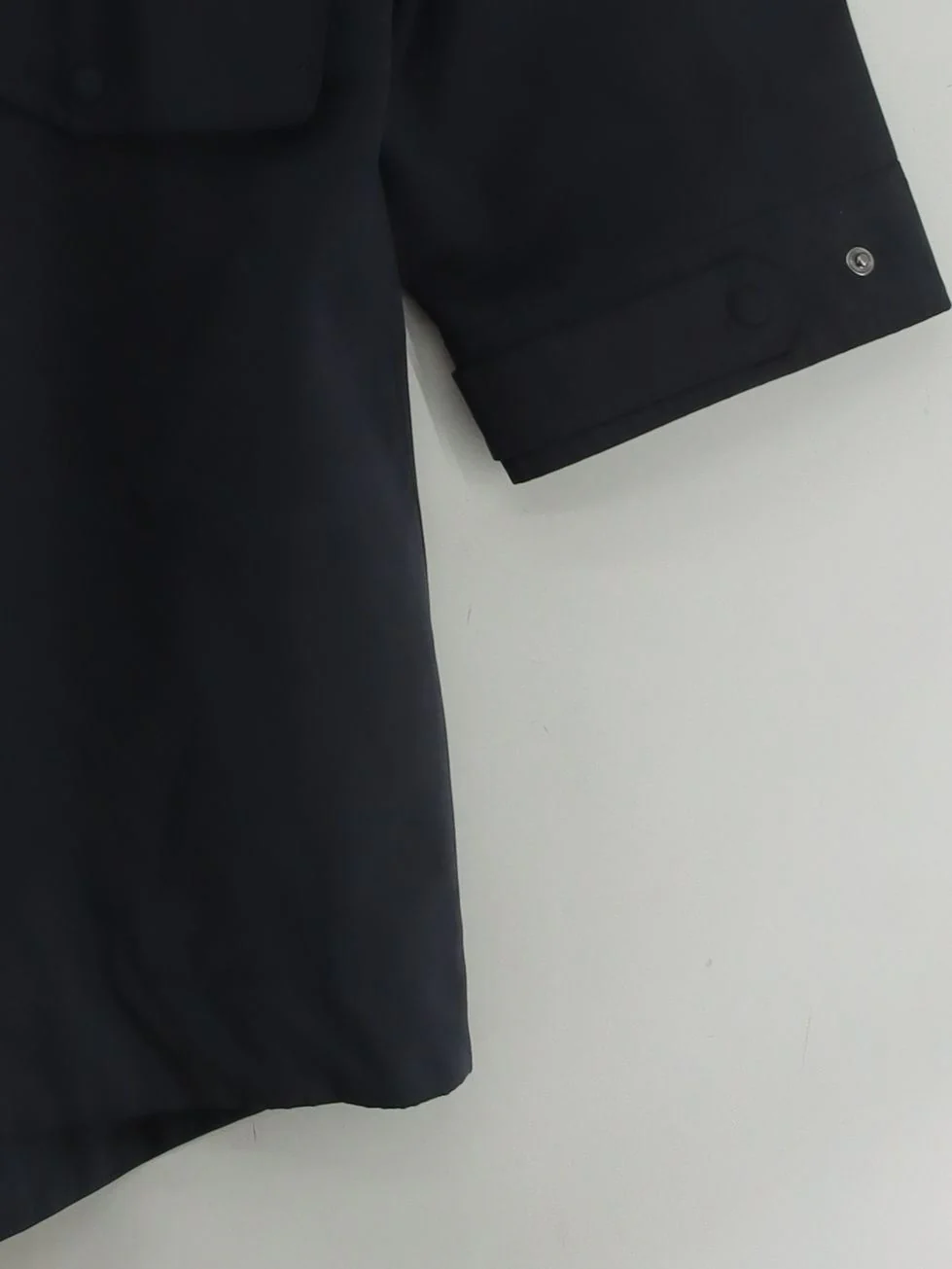 Whistles Men's Coat L Blue Polyester with Cotton, Polyamide Anorak - Image 4
