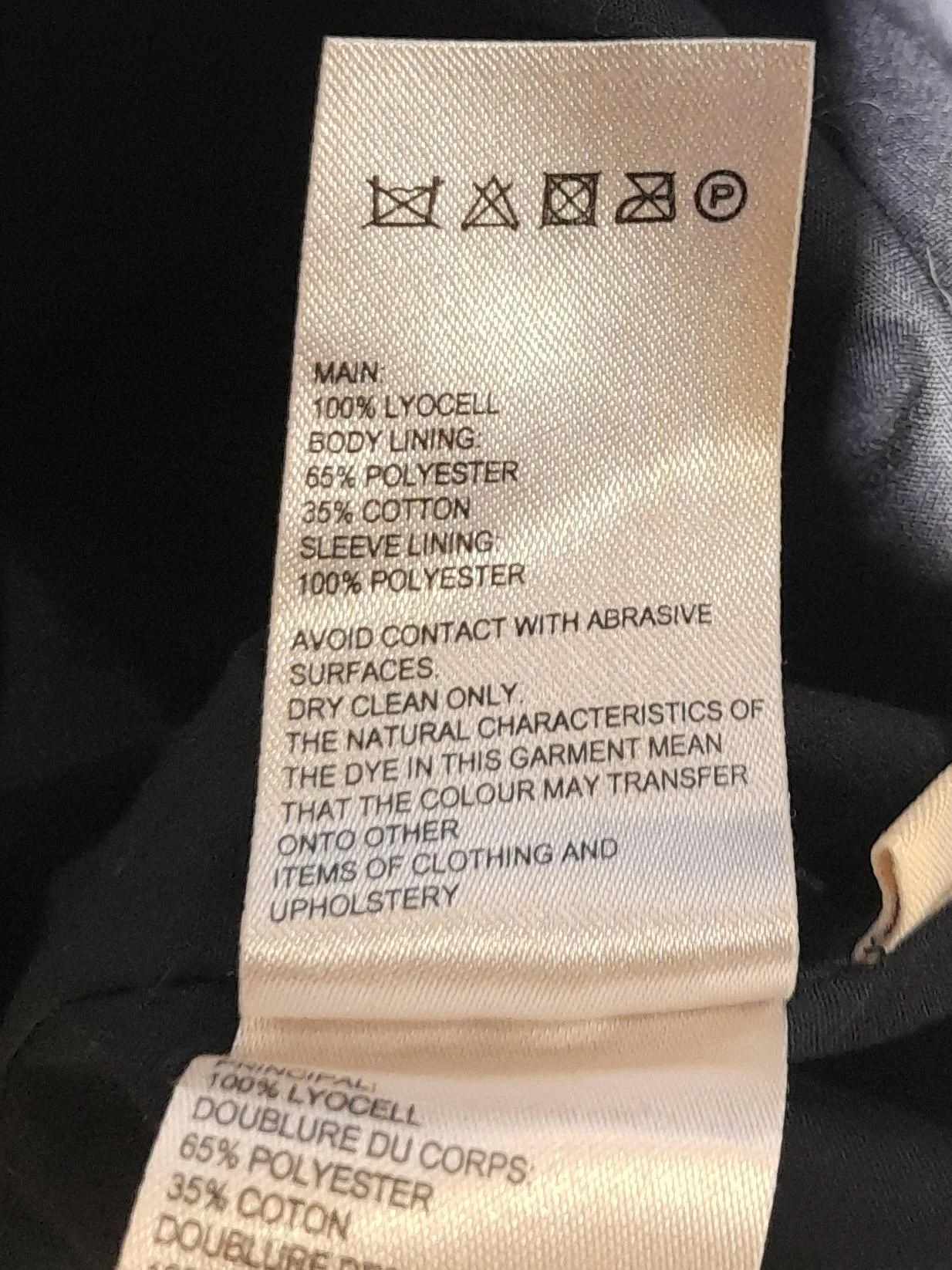 Whistles Men's Coat XL Blue 100% Lyocell Modal Parka - Image 6