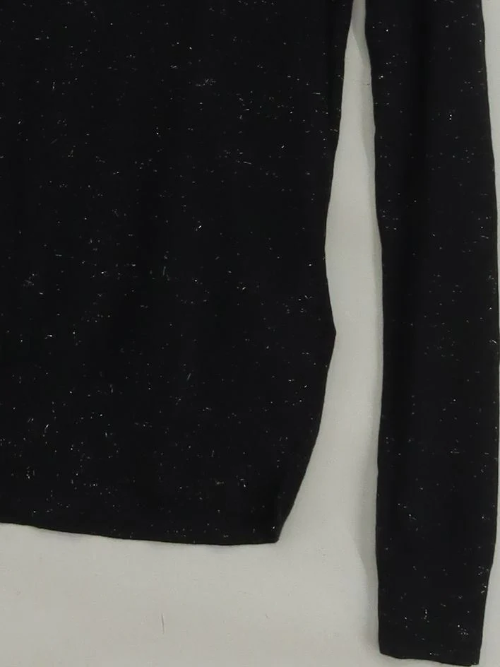 Whistles Men's Jumper M Black Viscose with Nylon Pullover New with tags - Image 4