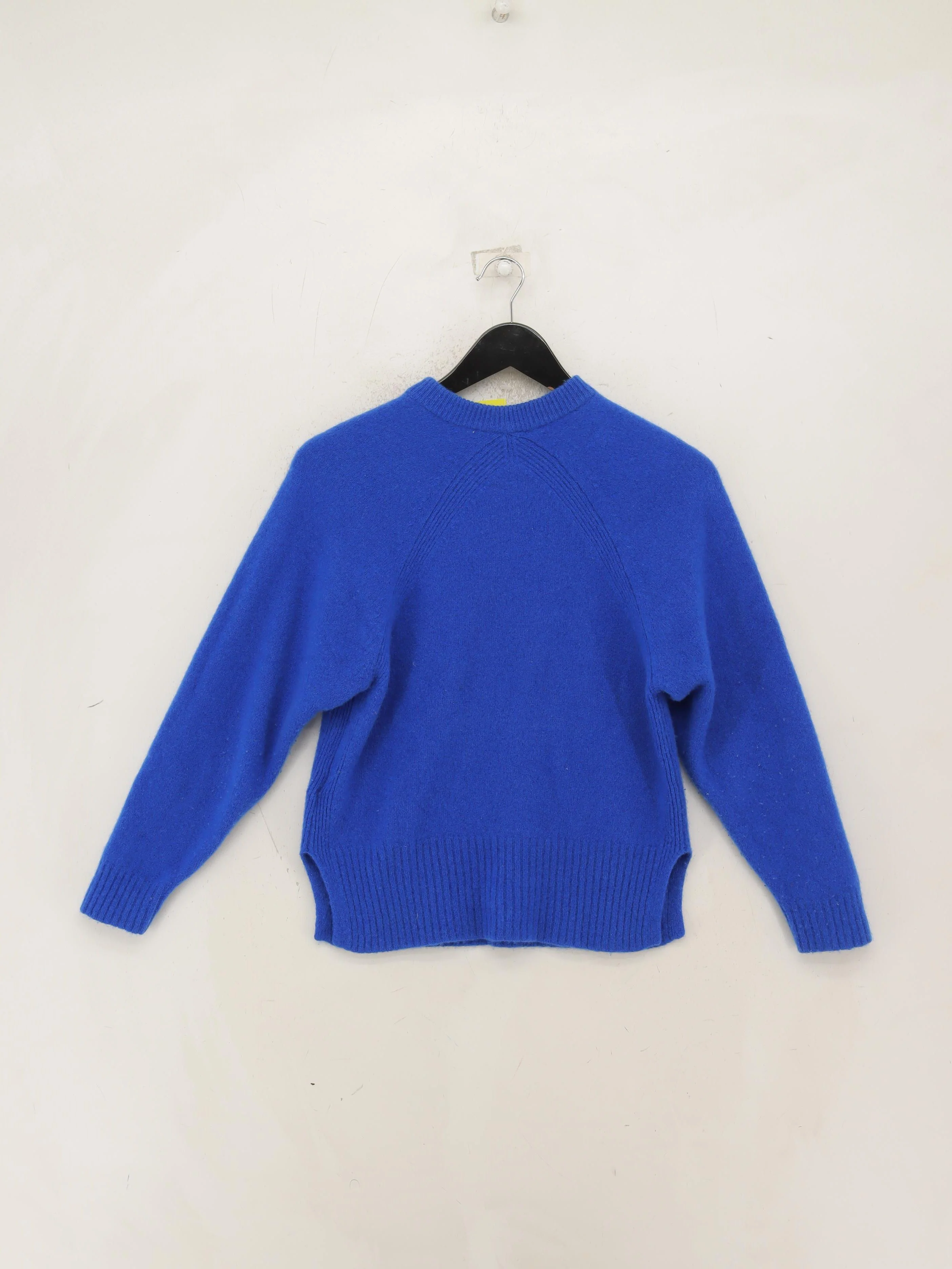 Whistles Men's Jumper XS Blue 100% Wool Round Neck Pullover - Image 2