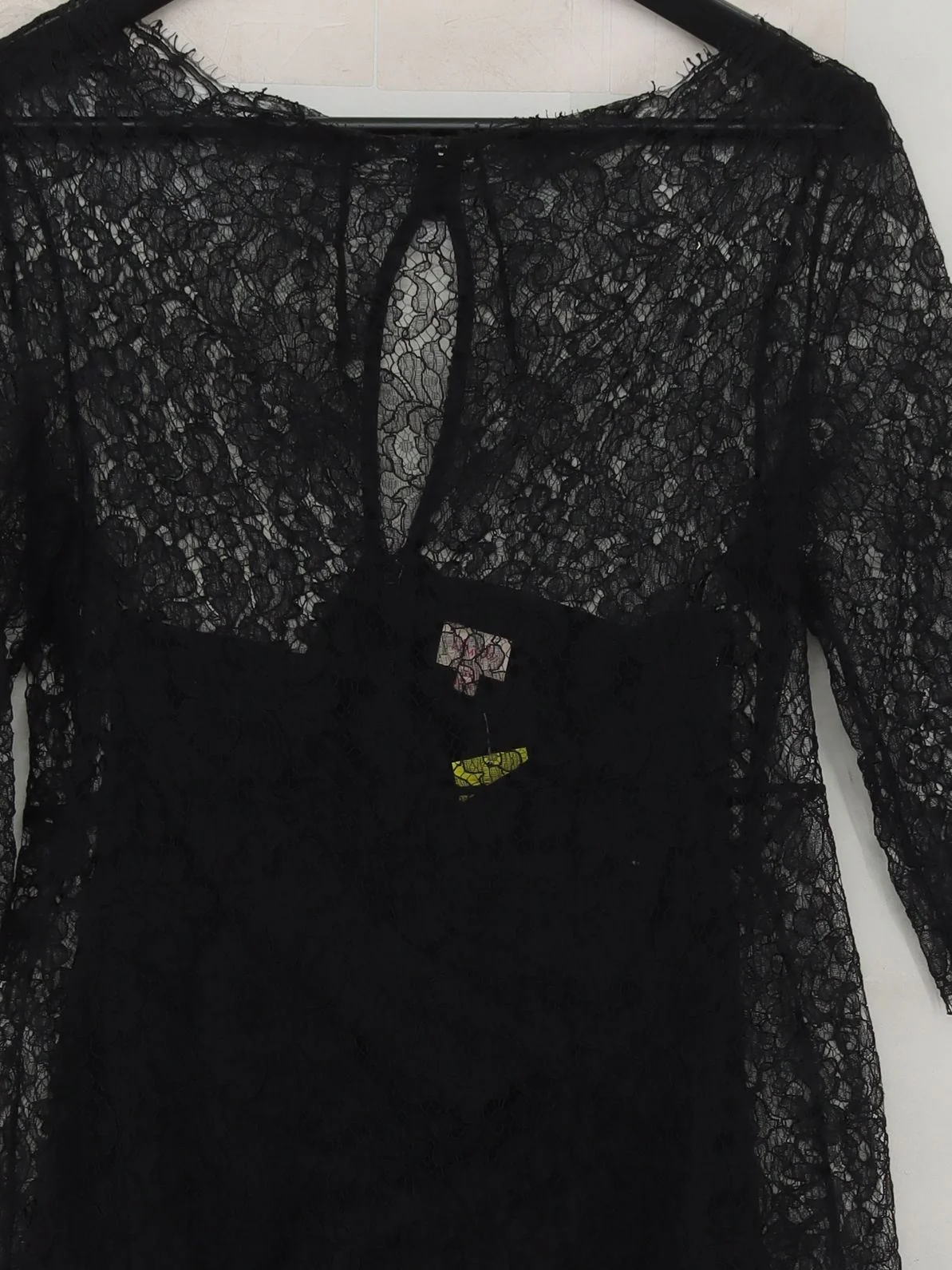 Whistles Mini Dress UK10 in Black - Image 3